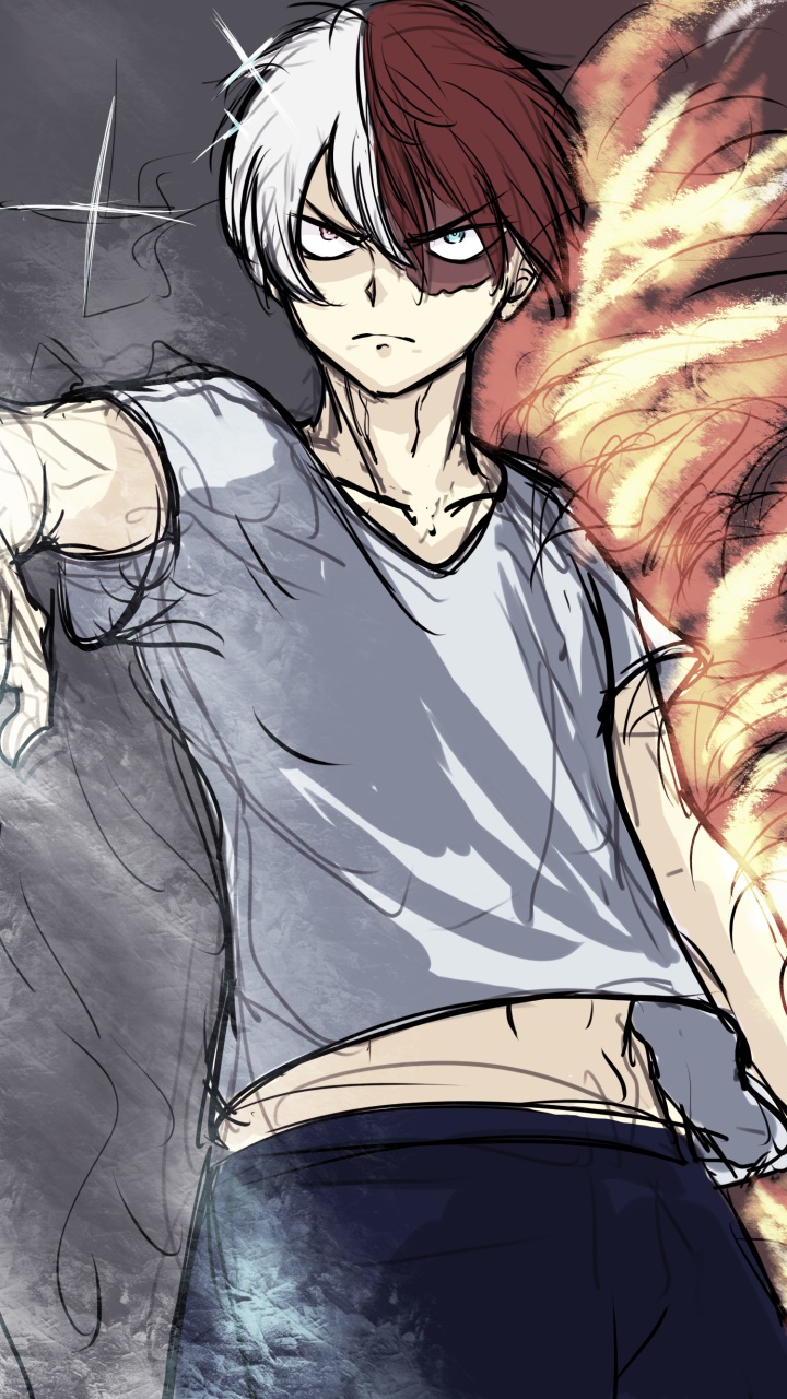 Anime My Hero Academia, Shoto Todoroki, 720x1280, Phone HD Wallpaper