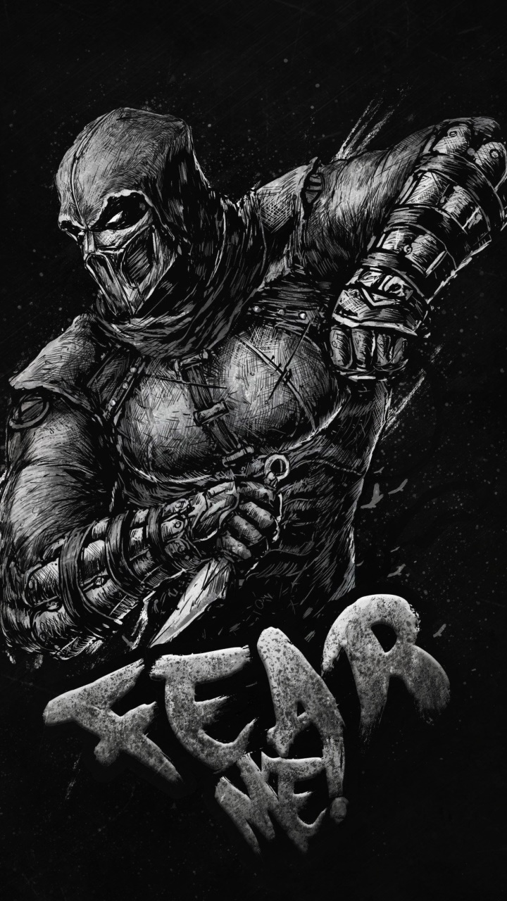 Video Game Mortal Kombat, Warrior, Scorpion (Mortal Kombat), 720x1280, Phone HD Wallpaper