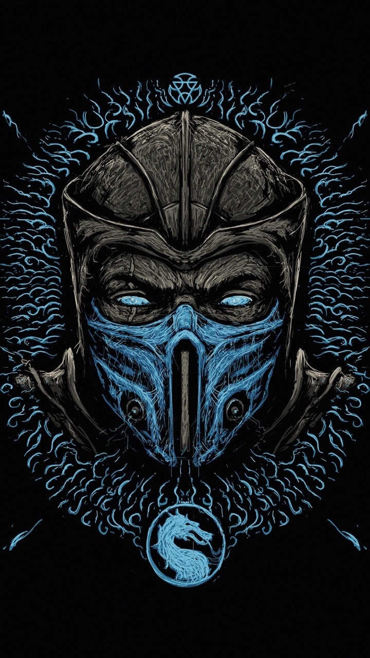 Video Game Mortal Kombat, Sub-Zero (Mortal Kombat), 720x1280, Phone HD Wallpaper