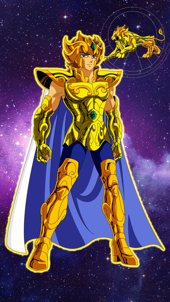 Anime Saint Seiya, Leo Aiolia, 720x1280, Phone HD Wallpaper
