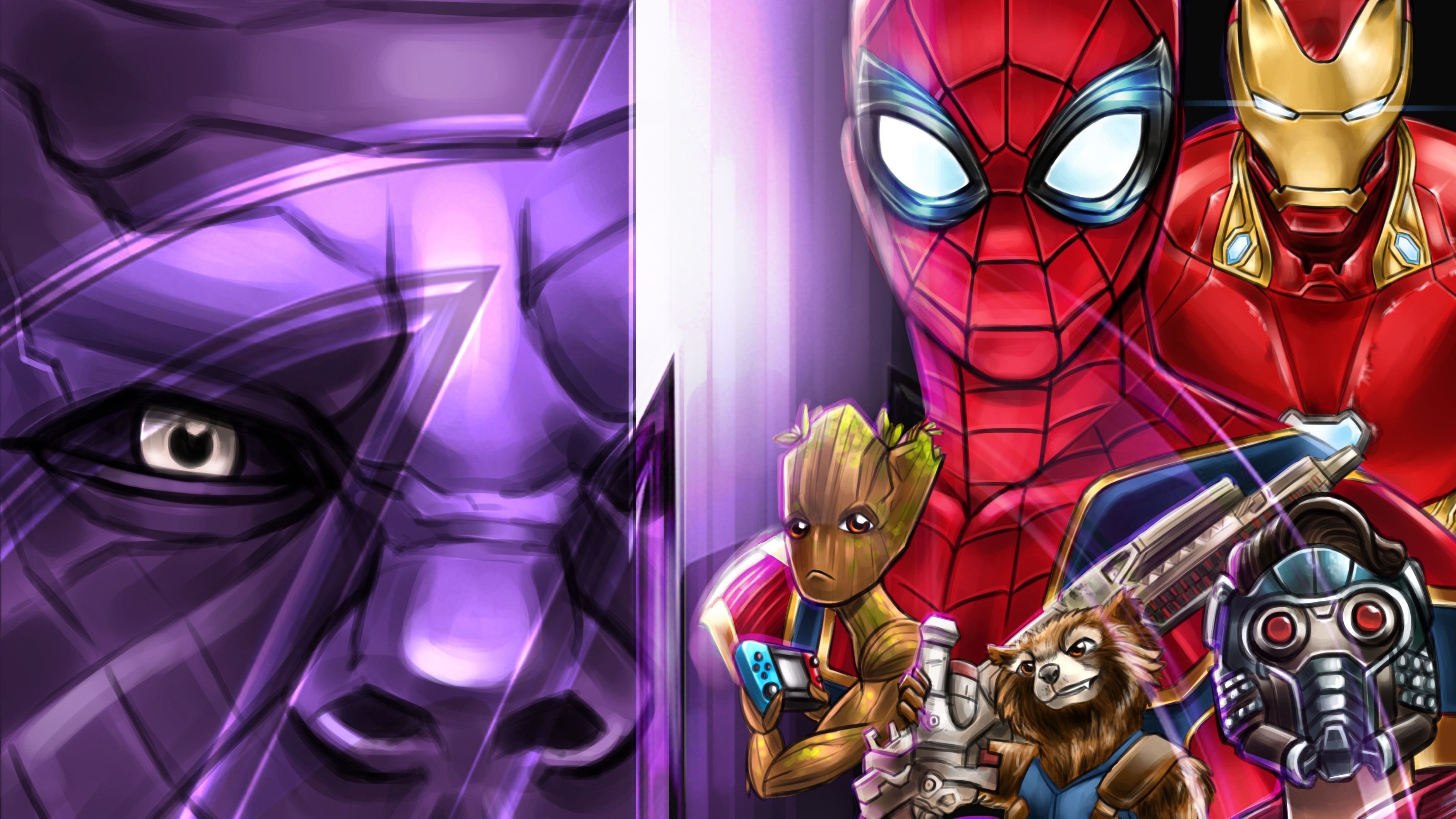avengers infinity war, 4k, artwork, hd, movies, 2018 movies, artist, artwork, deviantart, HD Wallpaper