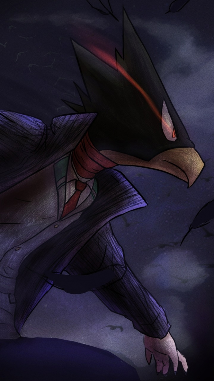 Anime My Hero Academia, Fumikage Tokoyami, 720x1280, Phone HD Wallpaper