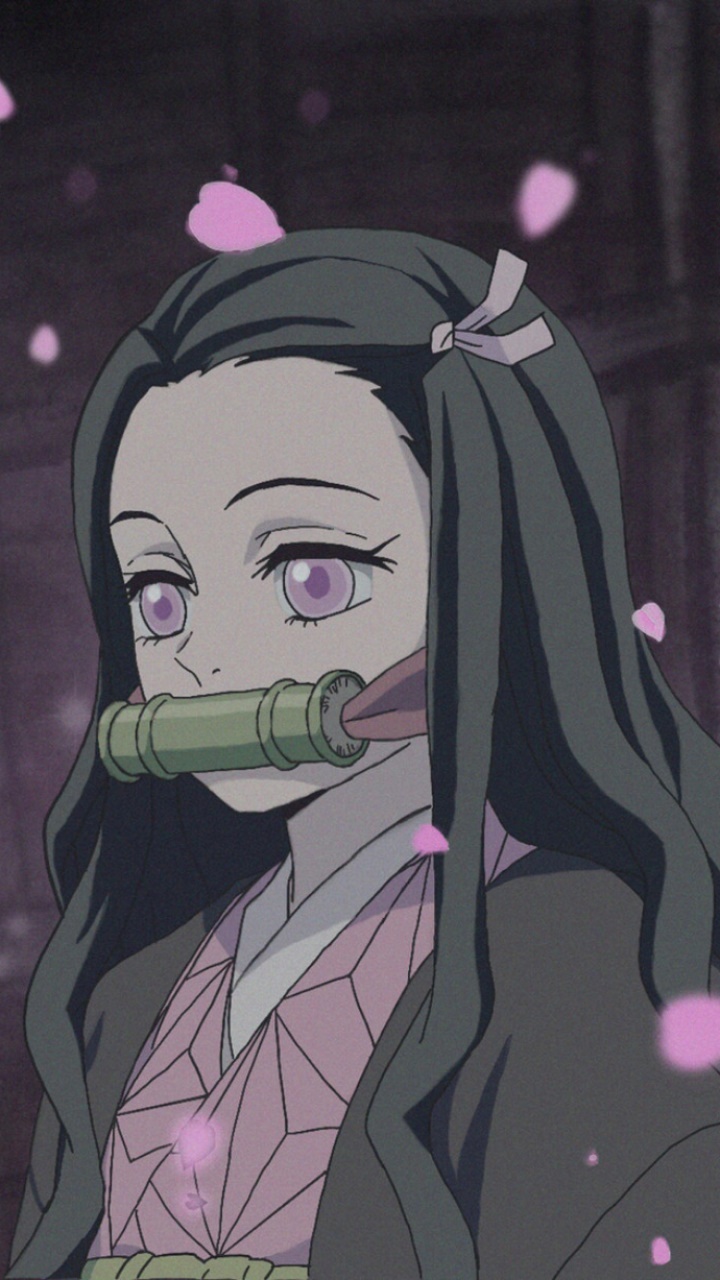 Anime Demon Slayer: Kimetsu no Yaiba, Nezuko Kamado, 720x1280, Phone HD Wallpaper
