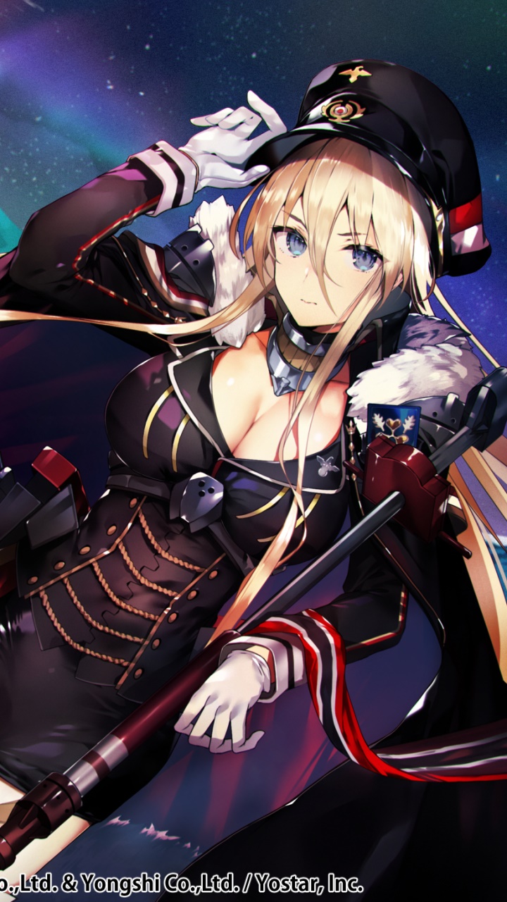 Anime Azur Lane, Bismarck (Azur Lane), 720x1280, Phone HD Wallpaper