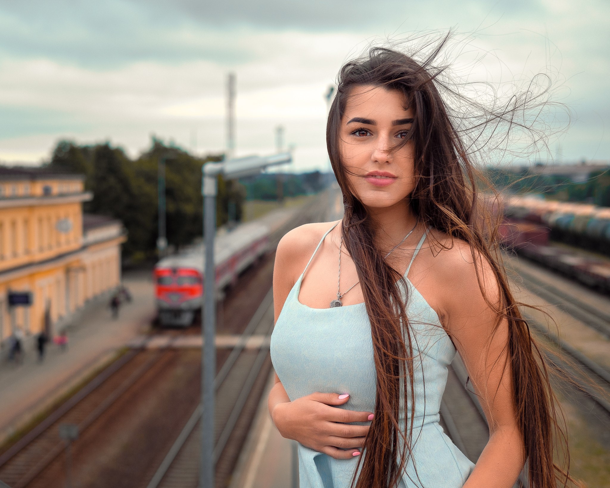girls, model, hd, outdoors, HD Wallpaper
