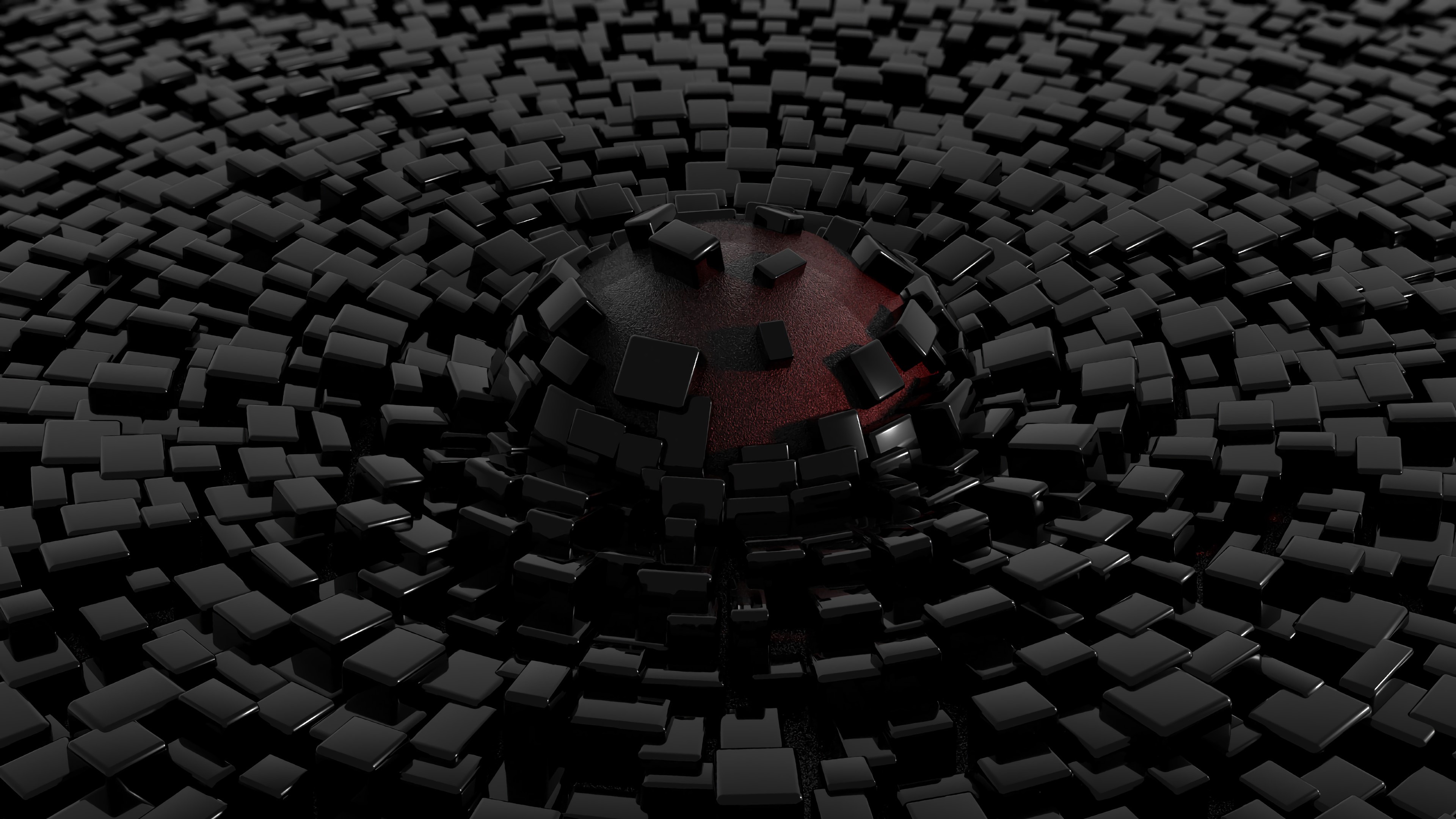 abstract, 3d, 4k, digital art, HD Wallpaper