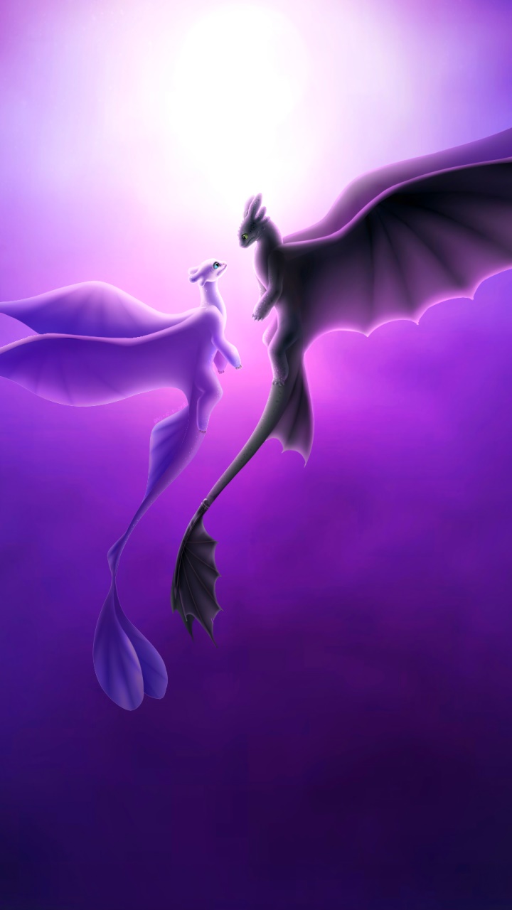 Movie How to Train Your Dragon: The Hidden World, Toothless (How To Train Your Dragon), White Night Fury, 720x1280, Phone HD Wallpaper
