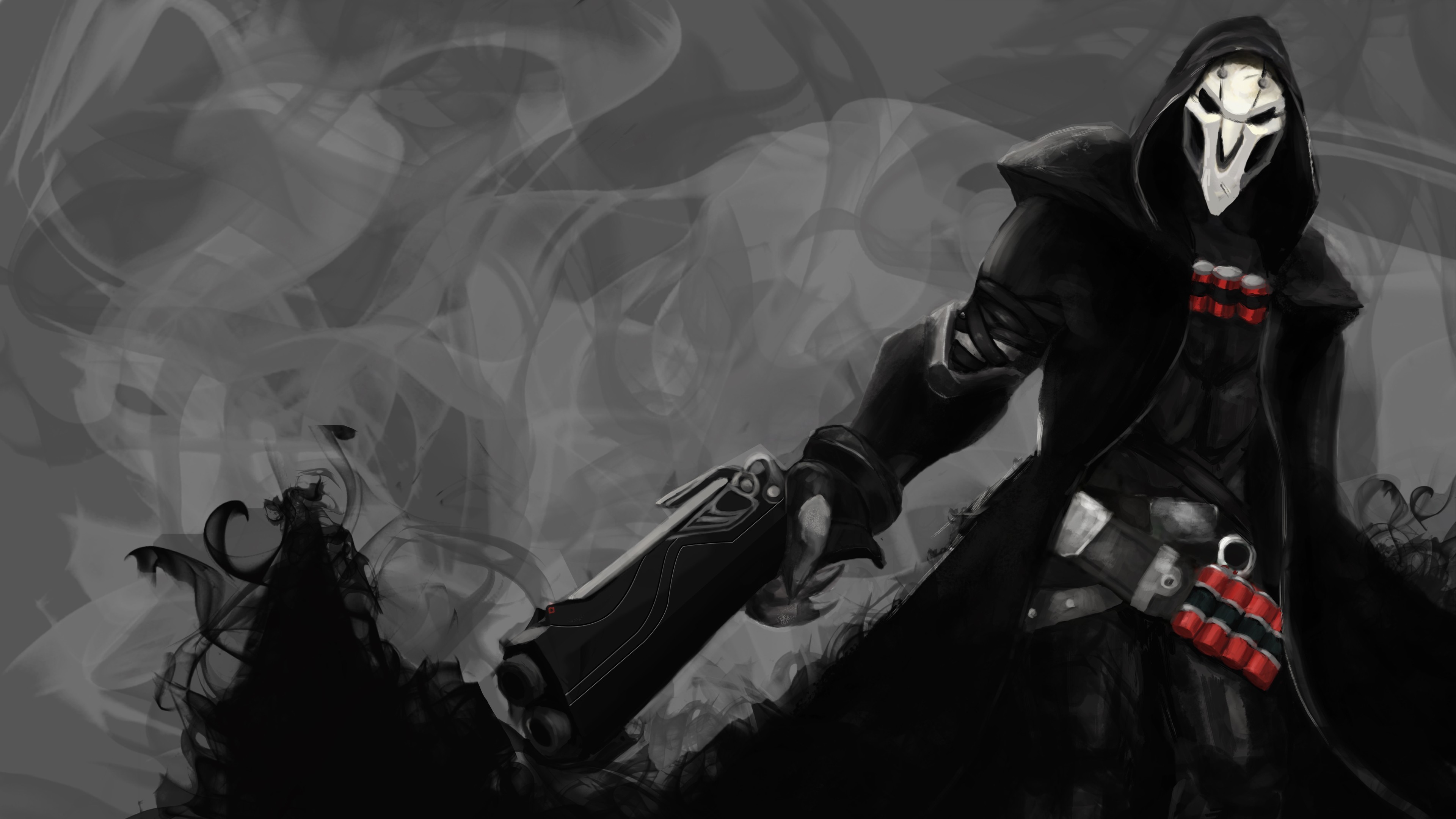 reaper overwatch, overwatch, games, xbox games, ps games, pc games, hd, 4k, 2018 games, HD Wallpaper