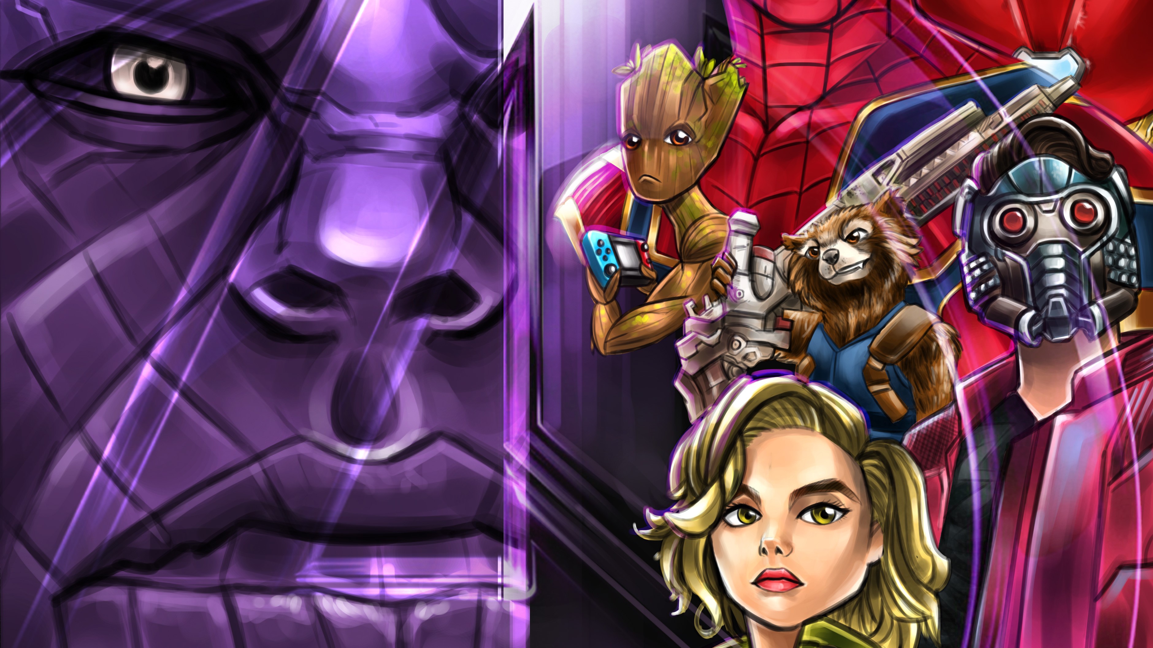avengers infinity war, 2018 movies, 4k, movies, artwork, hd, artist, deviantart, HD Wallpaper