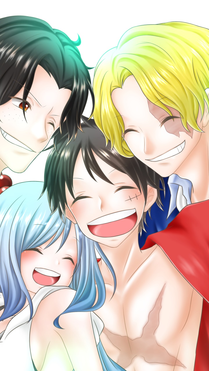 Anime One Piece, Portgas D. Ace, Sabo (One Piece), Monkey D. Luffy, 720x1280, Phone HD Wallpaper