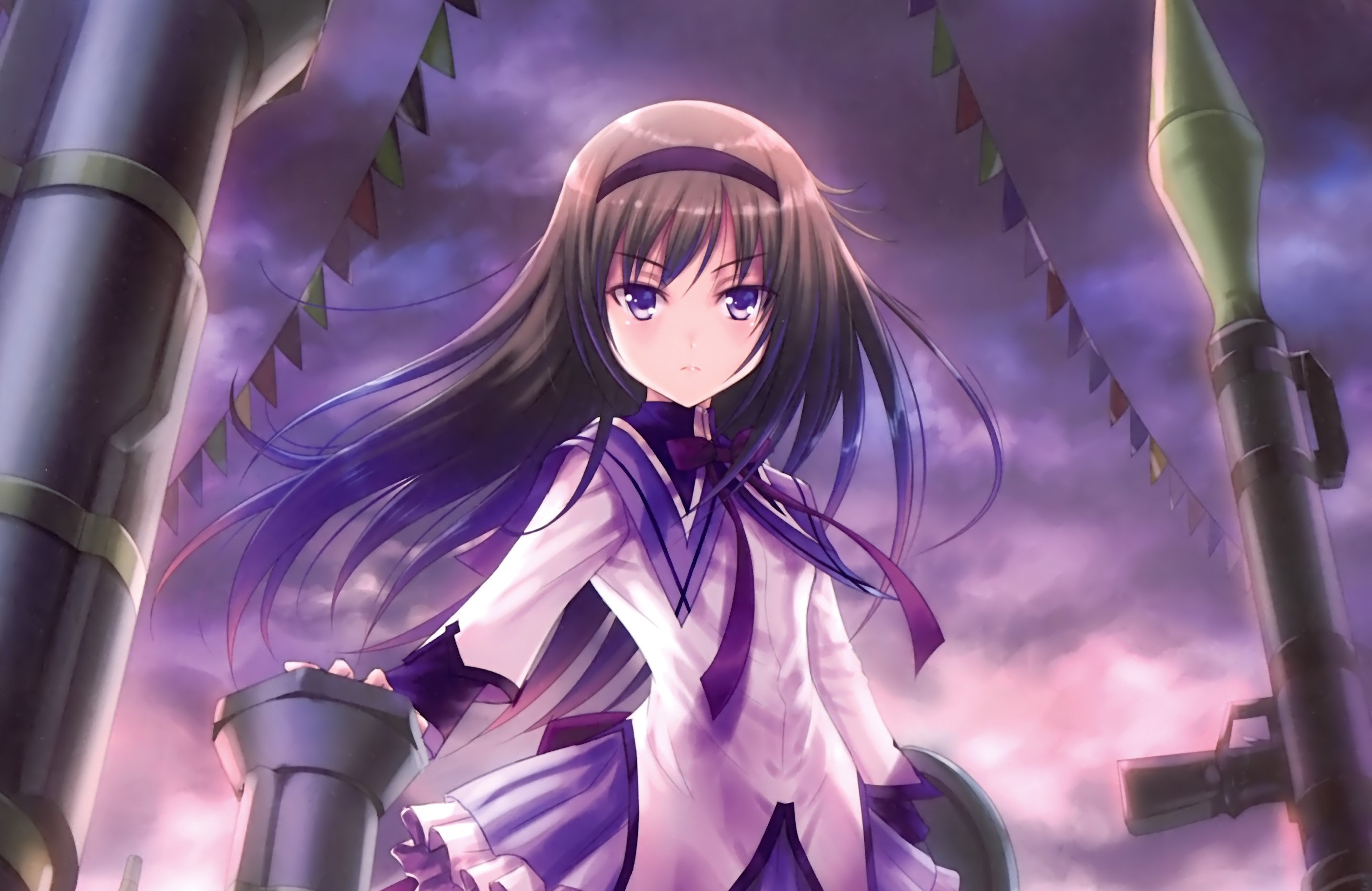 puella magi madoka magica, anime girl, anime, artist, artwork, digital art, hd, HD Wallpaper
