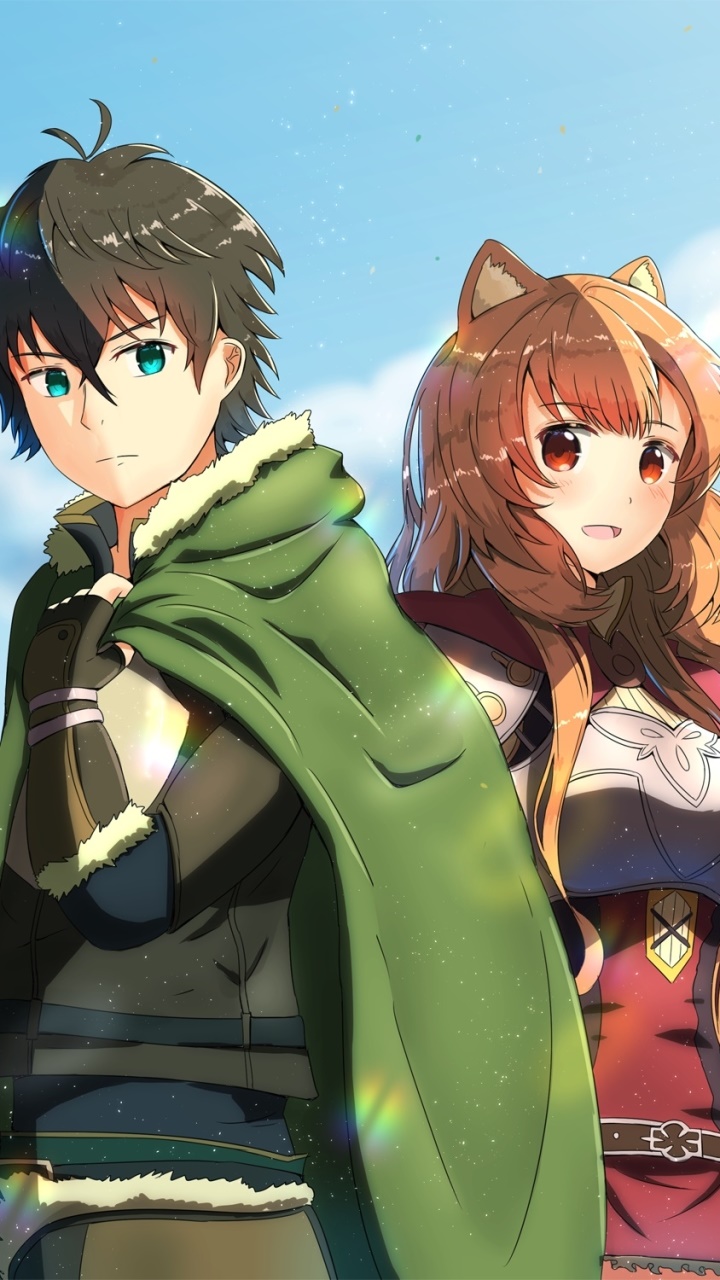 Anime The Rising of the Shield Hero, Raphtalia (The Rising Of The Shield Hero), Naofumi Iwatani, 720x1280, Phone HD Wallpaper