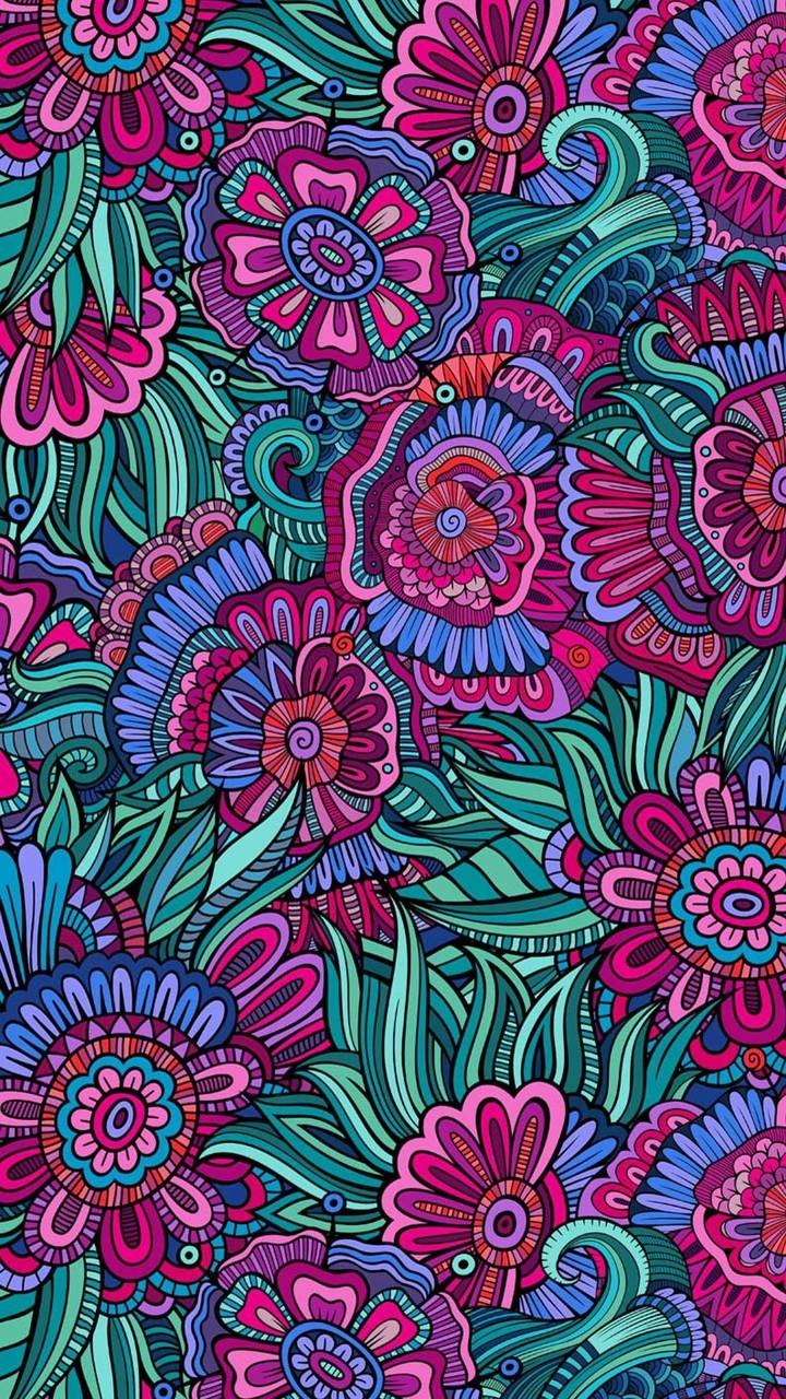 Artistic Flower, Colors, 720x1280, Phone HD Wallpaper