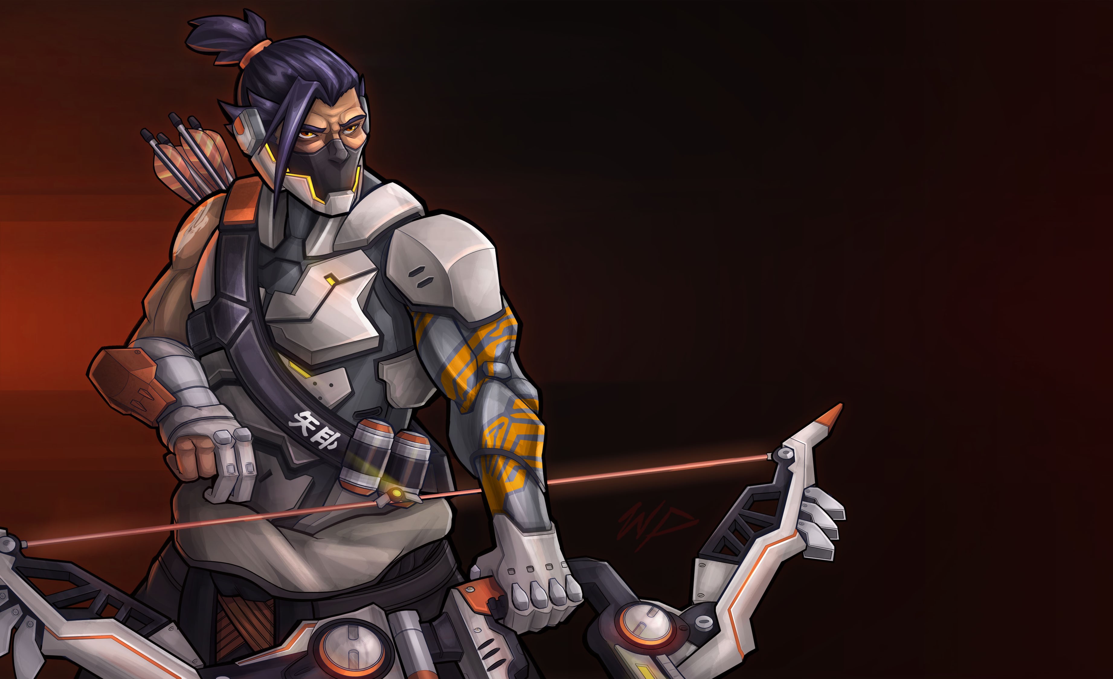 hanzo overwatch, overwatch, games, hd, 4k, artist, artwork, digital art, deviantart, HD Wallpaper