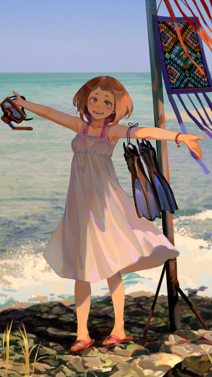 Anime My Hero Academia, Ochaco Uraraka, 720x1280, Phone HD Wallpaper