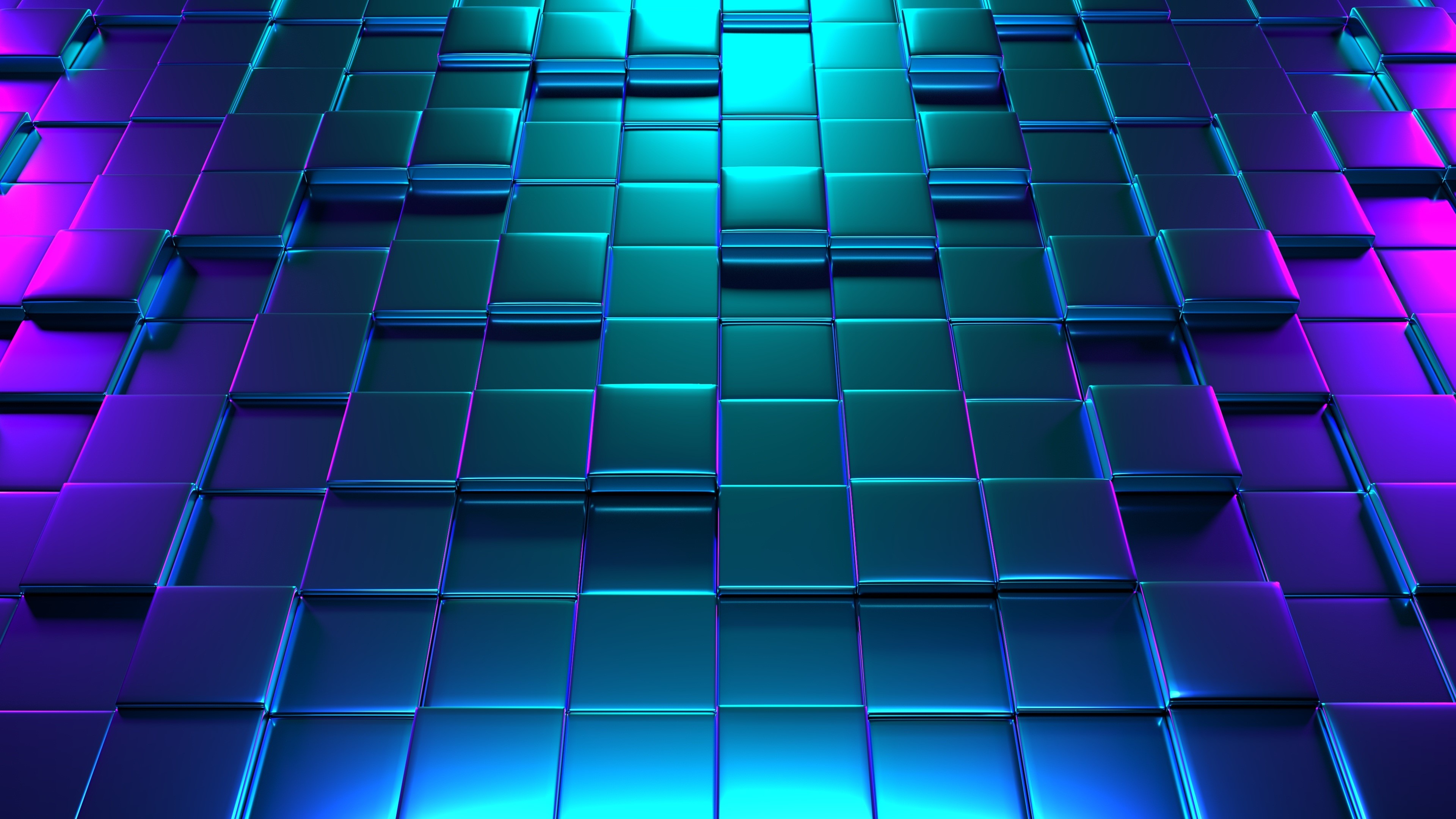 3d, cube, hd, 4k, abstract, HD Wallpaper