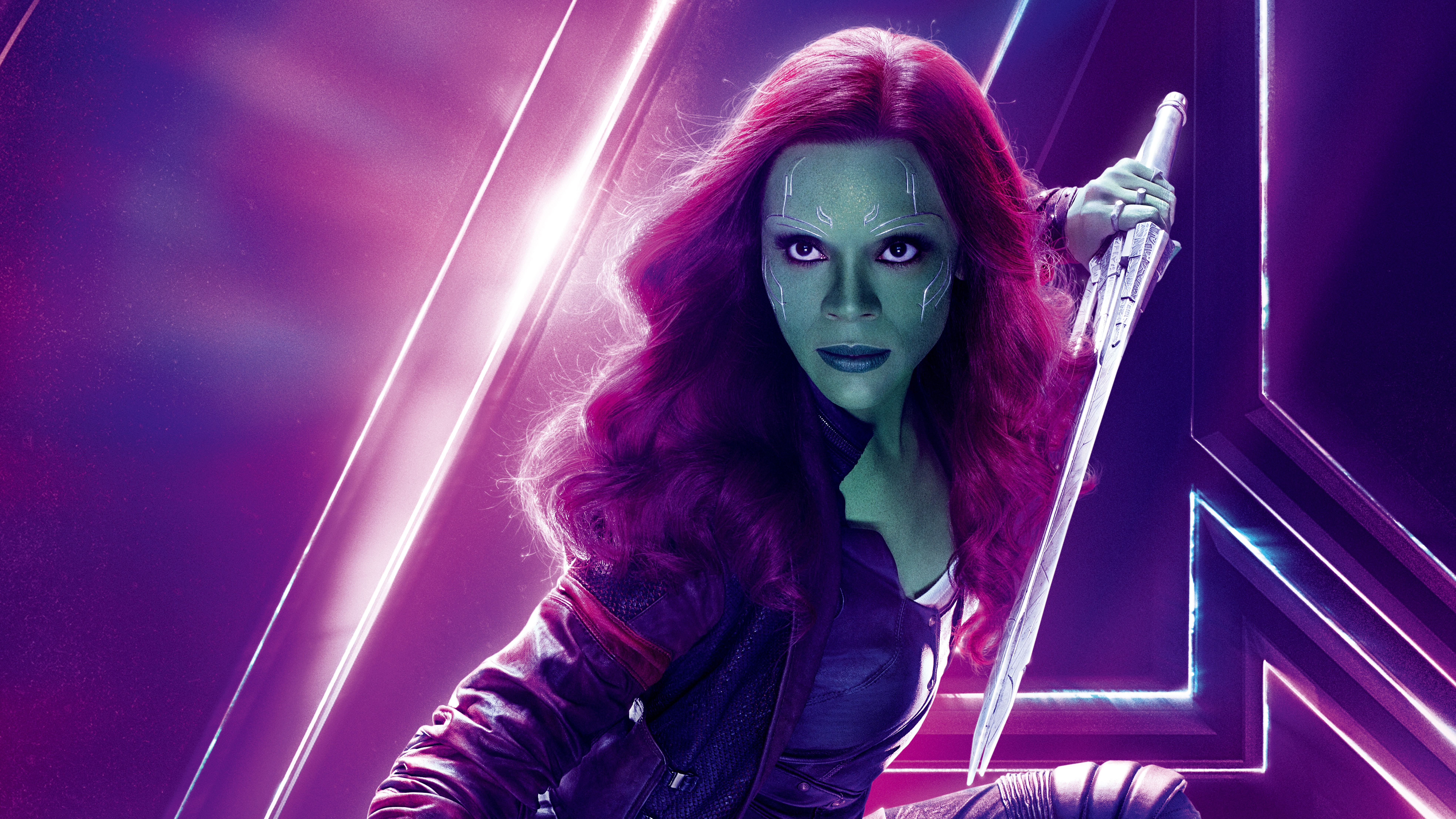 gamora, avengers infinity war, 8k, 2018 movies, movies, hd, 4k, 5k, poster, HD Wallpaper