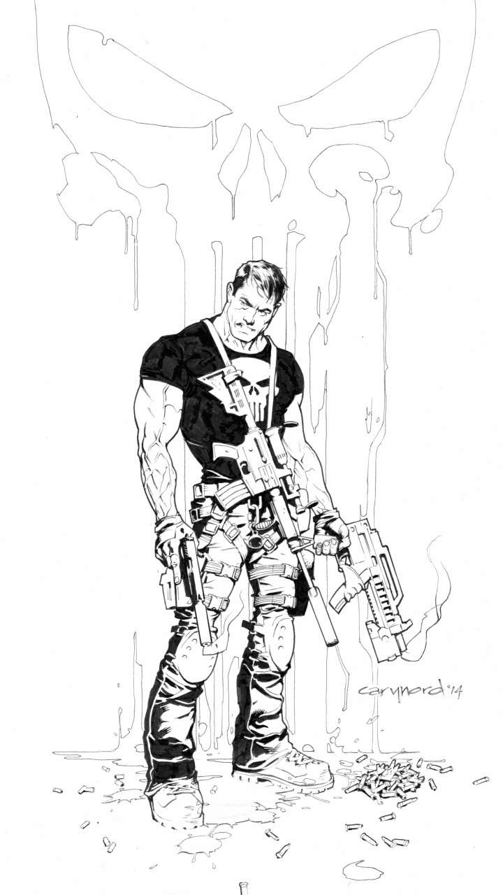 Comics Punisher, 720x1280, Phone HD Wallpaper