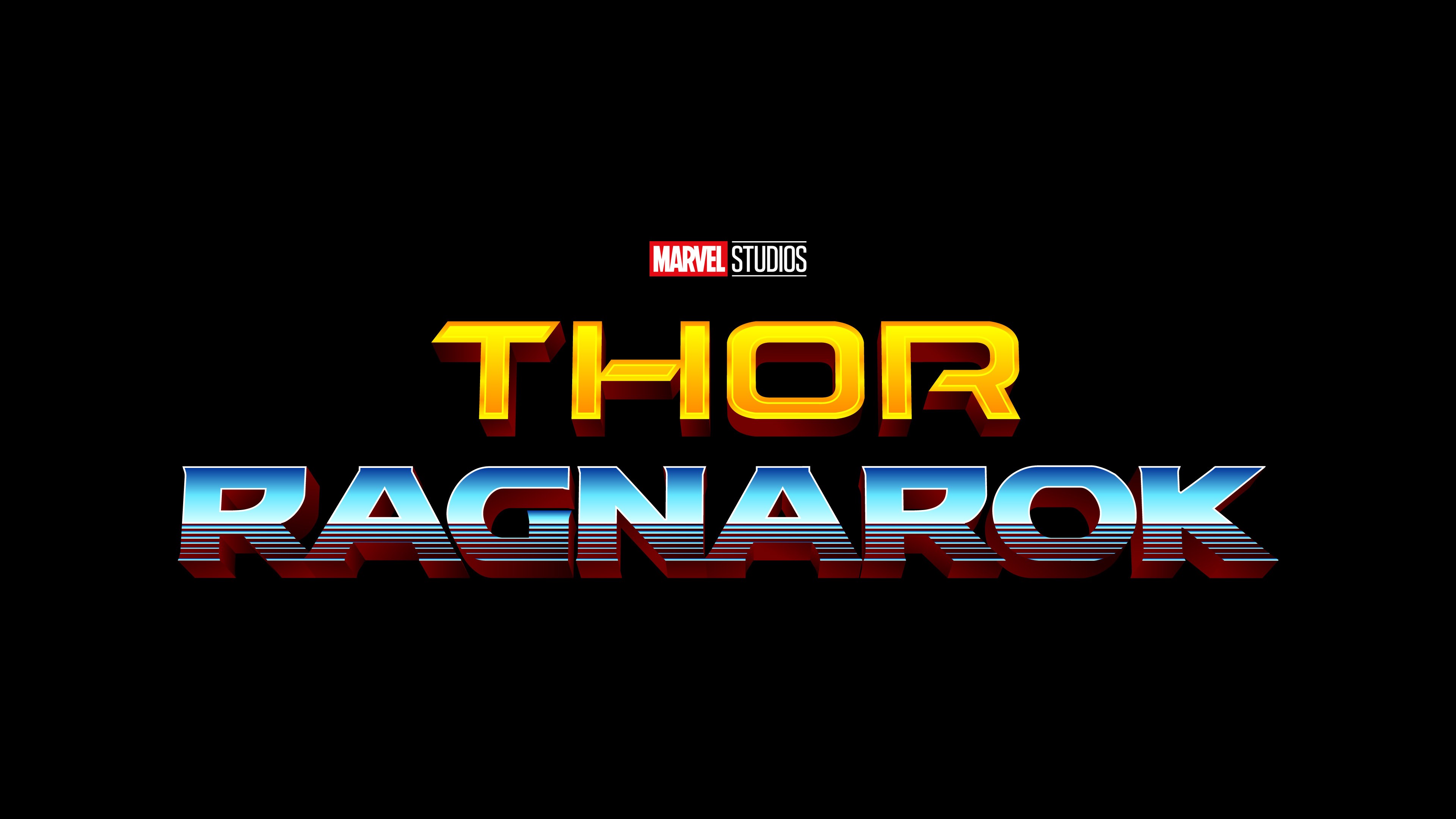thor ragnarok, retro, logo, movies, 4k, hd, deviantart, HD Wallpaper