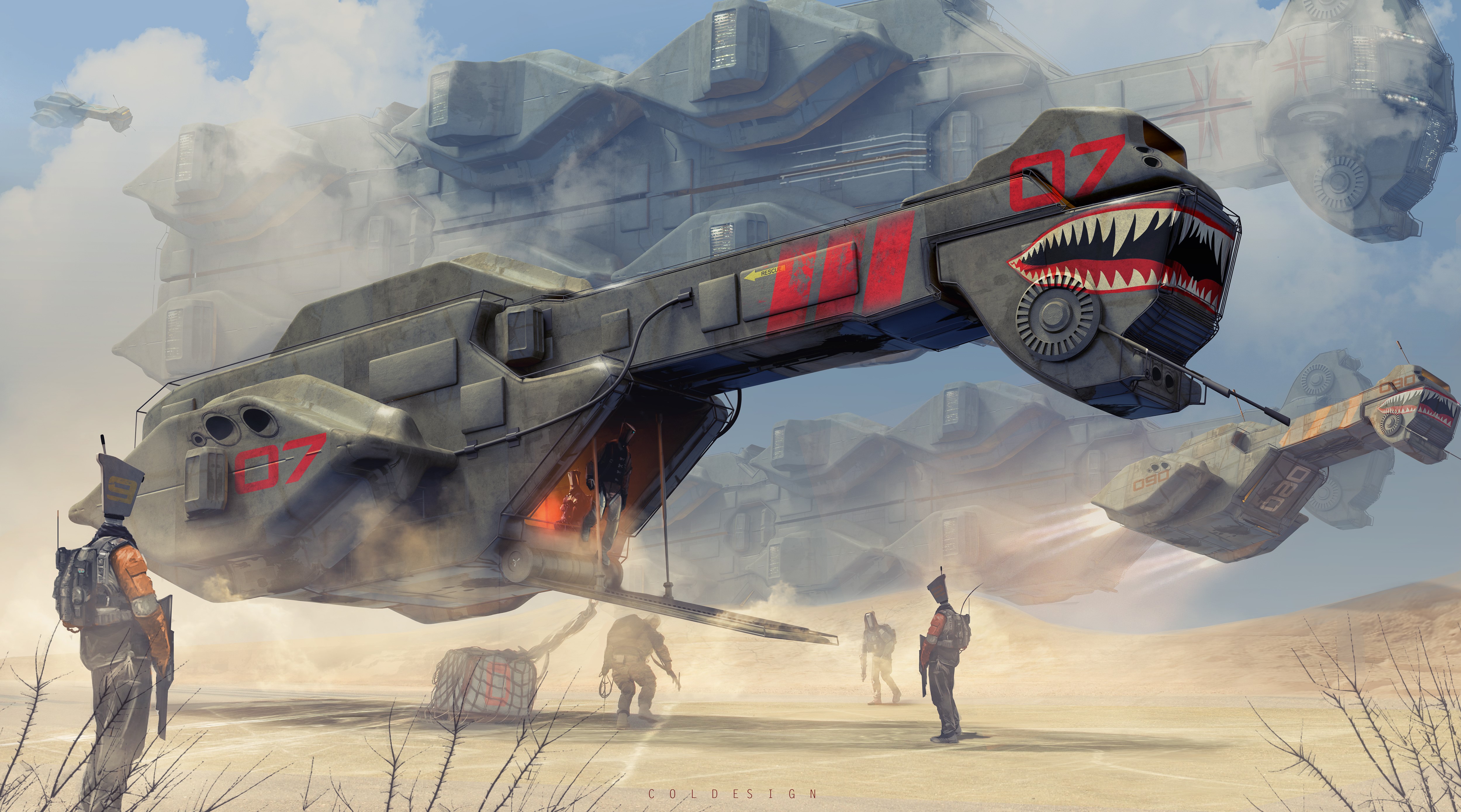 spaceship, artist, artwork, digital art, hd, 4k, 5k, HD Wallpaper