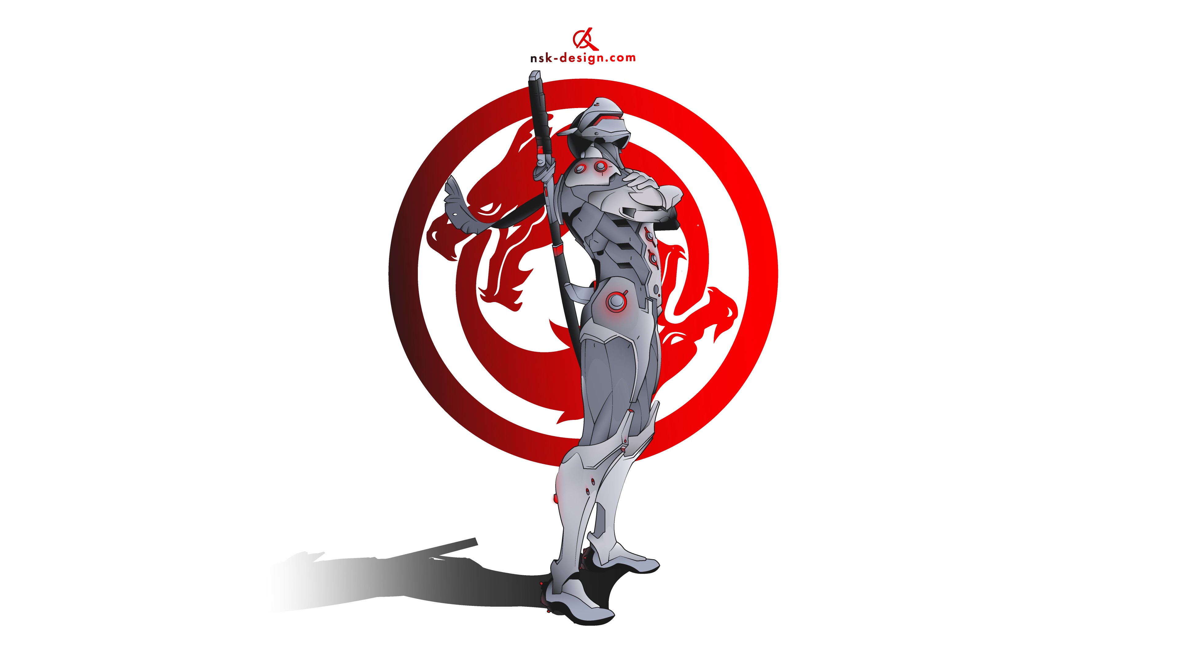 genji overwatch, overwatch, games, artwork, hd, artist, digital art, 4k, HD Wallpaper