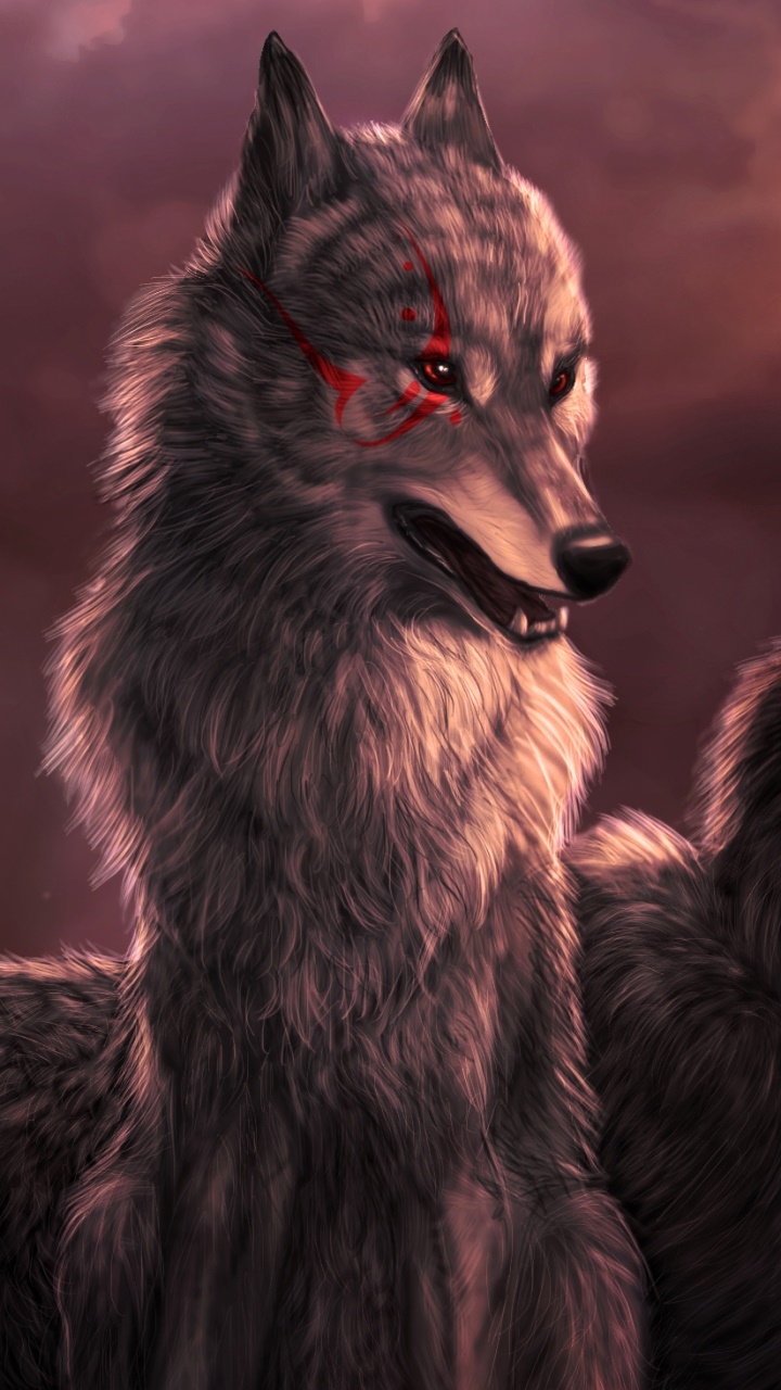 Fantasy Wolf, Fantasy, 720x1280, Phone HD Wallpaper