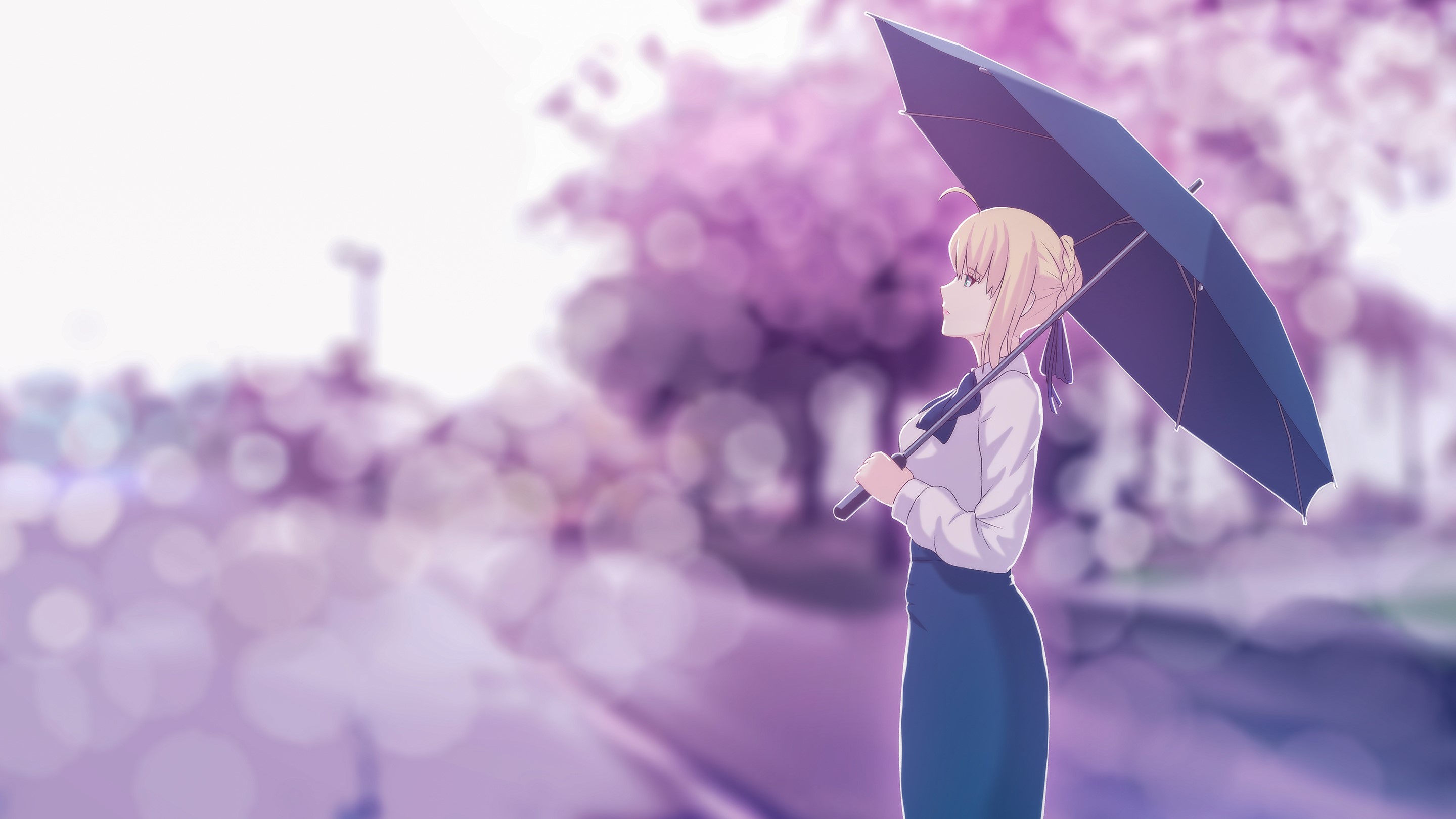 fate stay night, anime girl, anime, hd, artist, artwork, digital art, HD Wallpaper