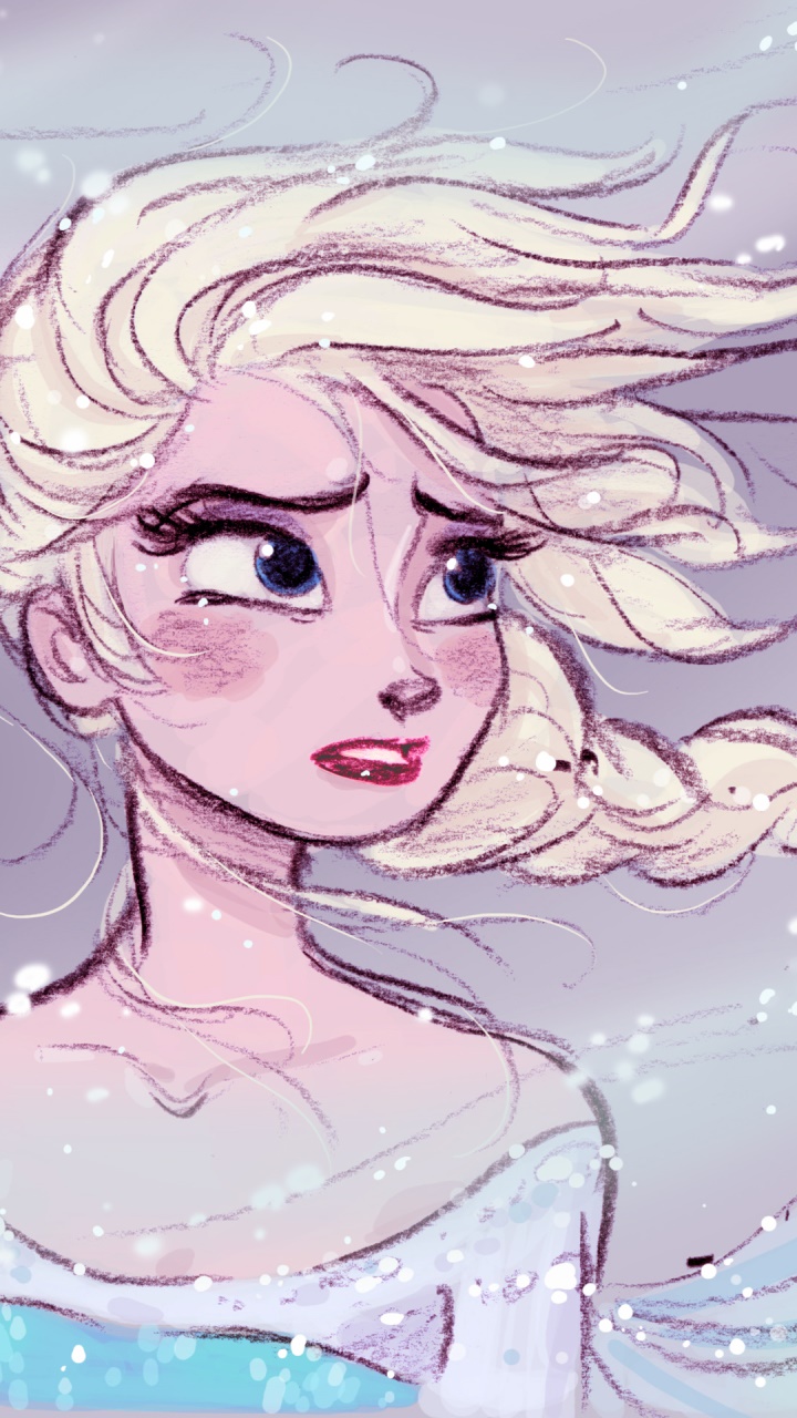 Movie Frozen, Snow, Elsa (Frozen), Frozen (Movie), 720x1280, Phone HD Wallpaper