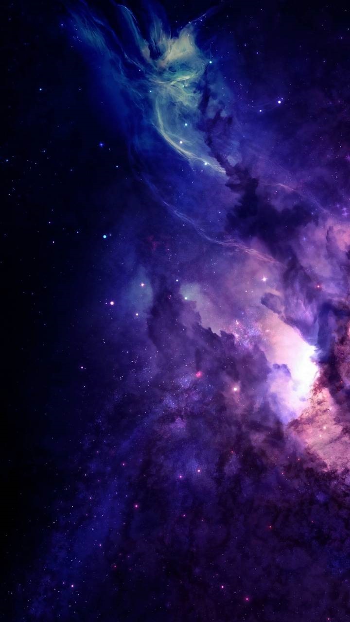 Sci Fi Nebula, Purple, Space, Sci Fi, 720x1280, Phone HD Wallpaper