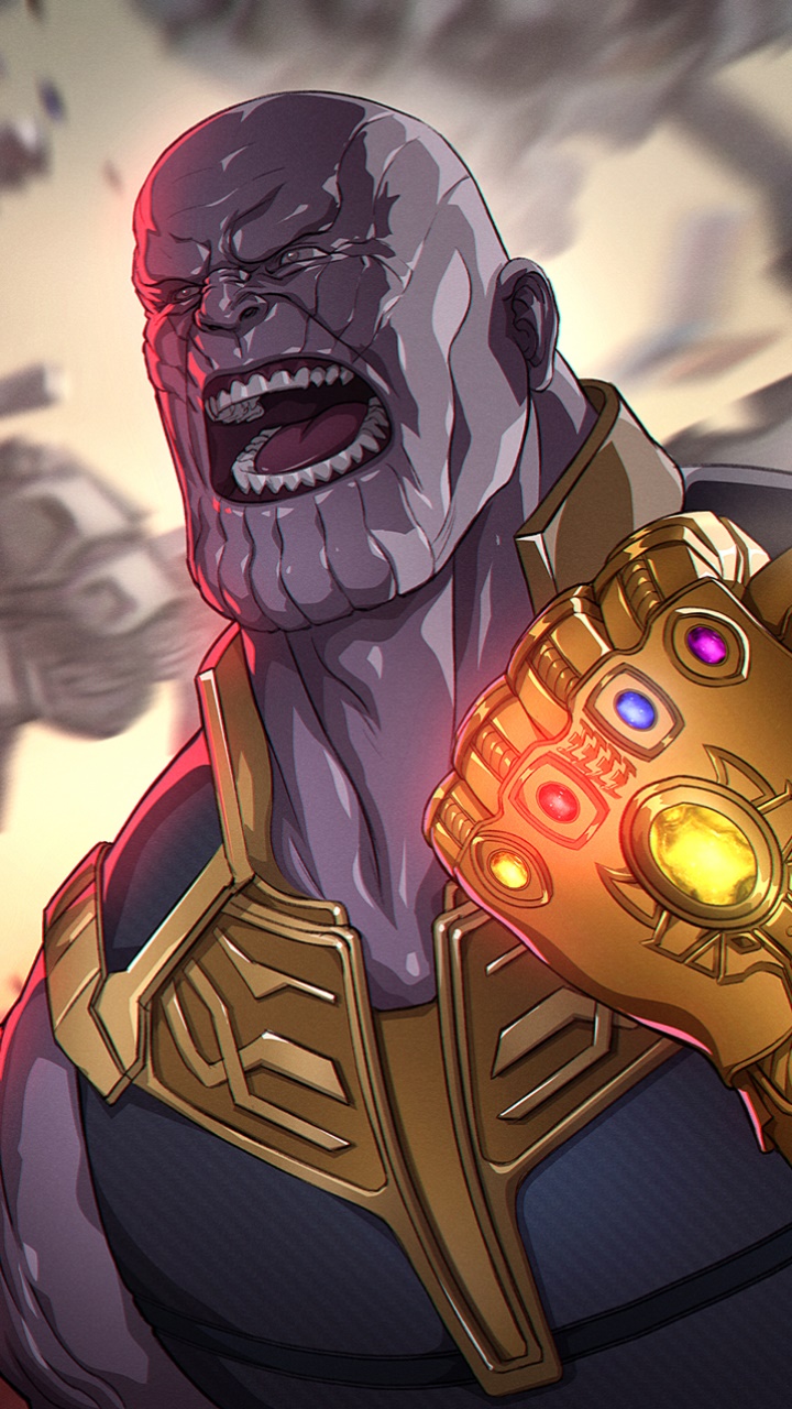Comics Thanos, 720x1280, Phone HD Wallpaper