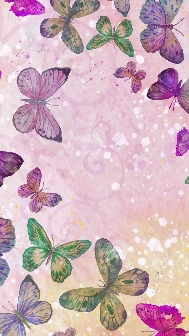Artistic Butterfly, Colorful, 720x1280, Phone HD Wallpaper