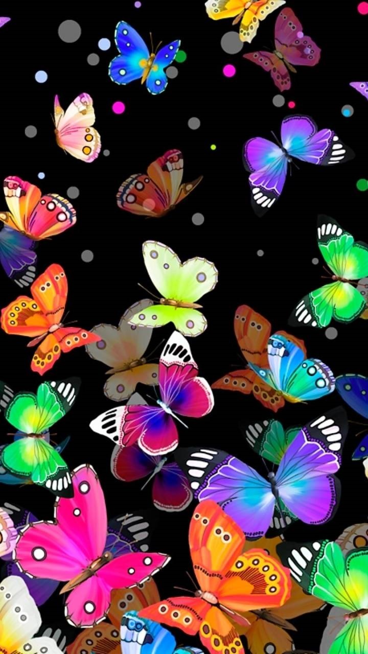 Artistic Butterfly, Colorful, 720x1280, Phone HD Wallpaper