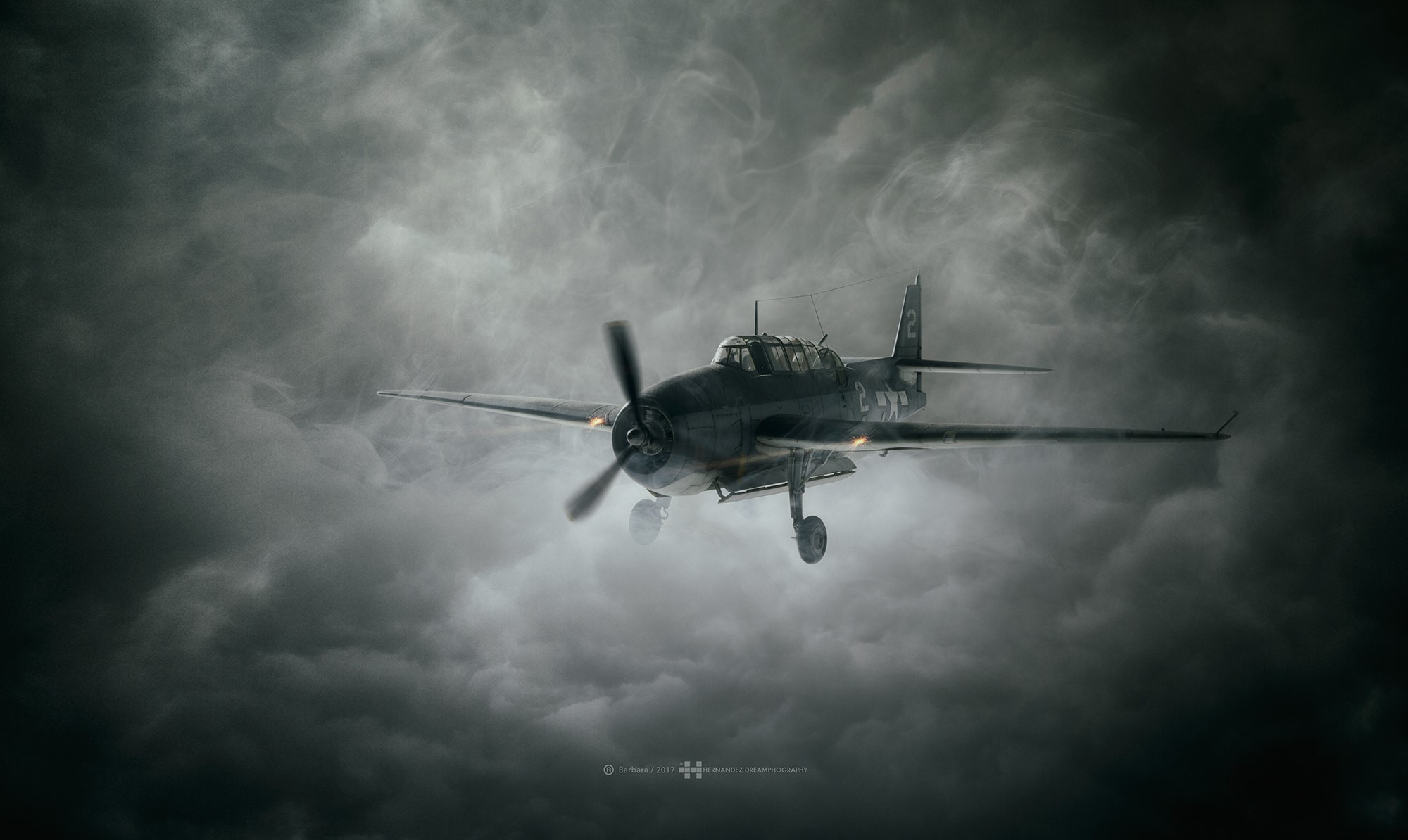 aircraft, dark, clouds, hd, HD Wallpaper
