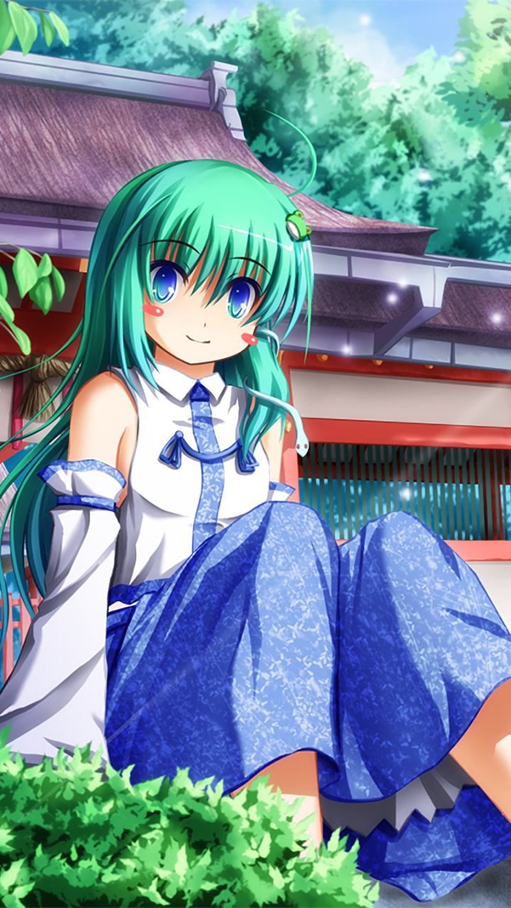 Anime Touhou, Sanae Kochiya, 720x1280, Phone HD Wallpaper
