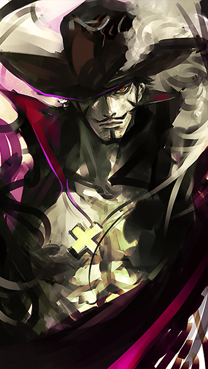 Anime One Piece, Dracule Mihawk, 720x1280, Phone HD Wallpaper