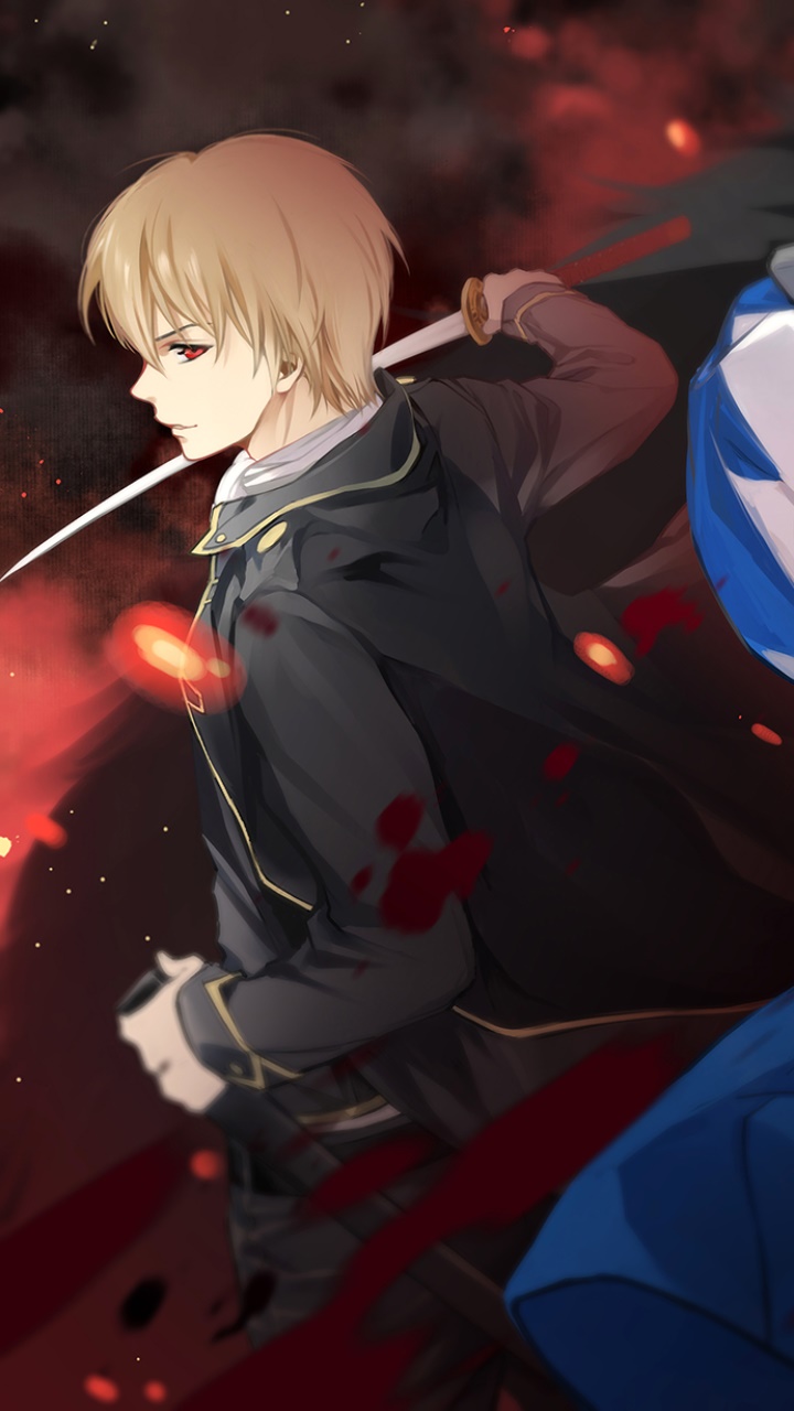 Anime Gintama, Okita Sougo, 720x1280, Phone HD Wallpaper