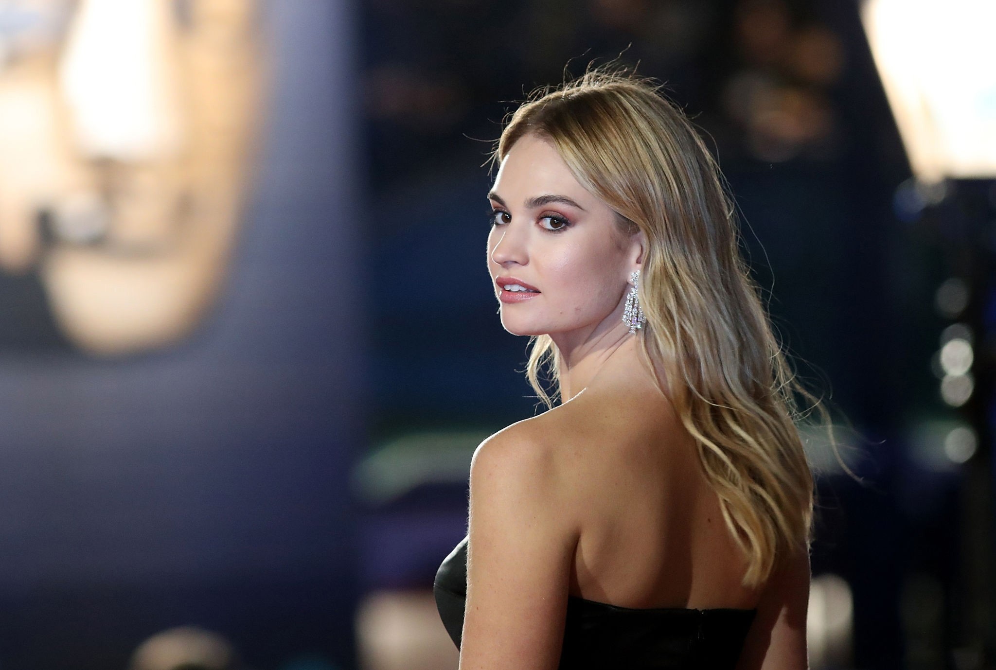 lily james, celebrities, girls, hd, HD Wallpaper