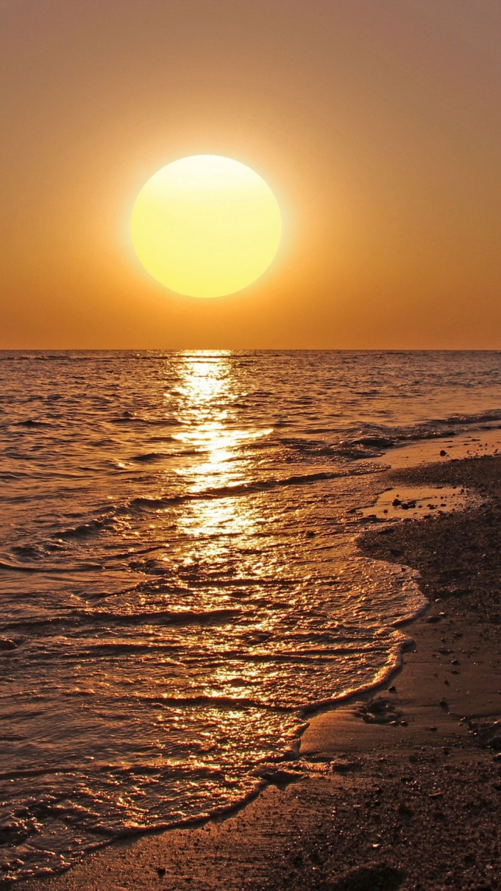 Earth Sunset, 720x1280, Phone HD Wallpaper