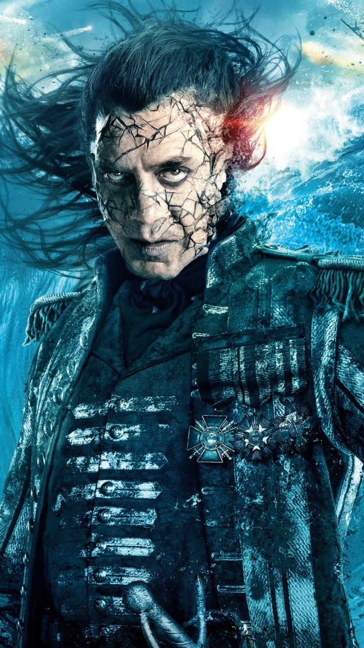 Movie Pirates Of The Caribbean: Dead Men Tell No Tales, Captain Salazar, Javier Bardem, 720x1280, Phone HD Wallpaper