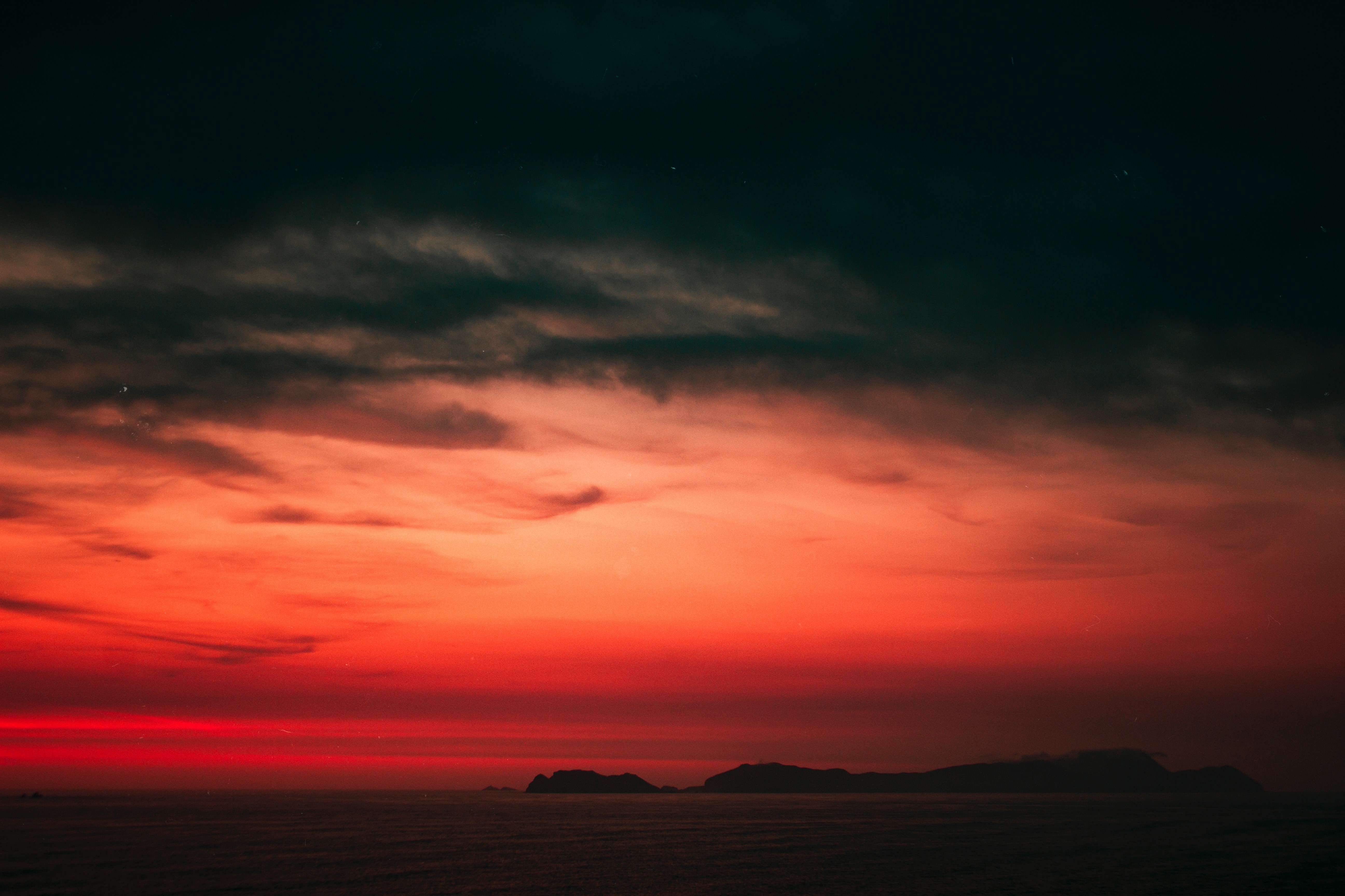 sunset, horizon, nature, hd, 4k, 5k, HD Wallpaper