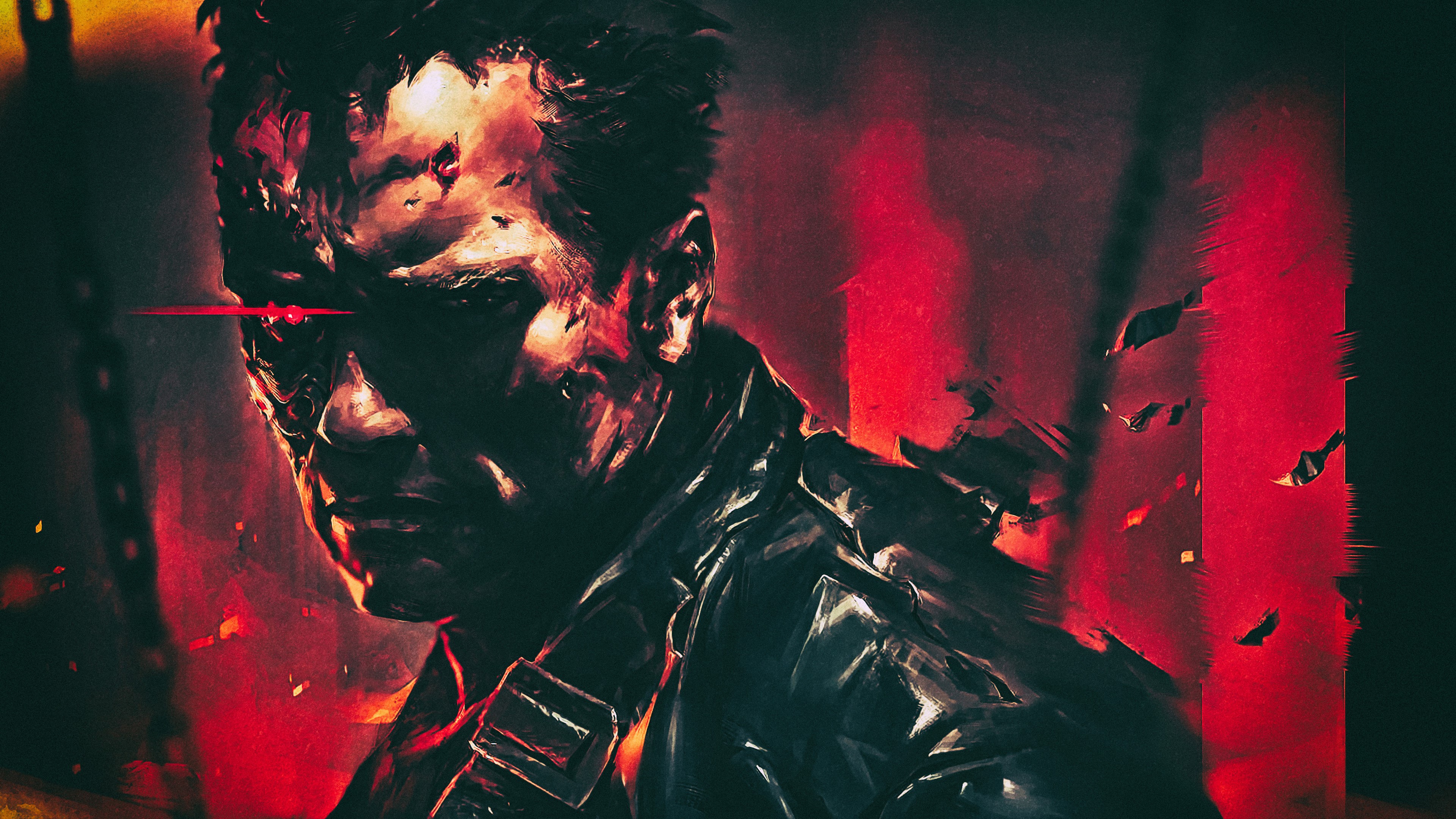 terminator, movies, hd, 4k, artist, artwork, digital art, arnold schwarzenegger, HD Wallpaper