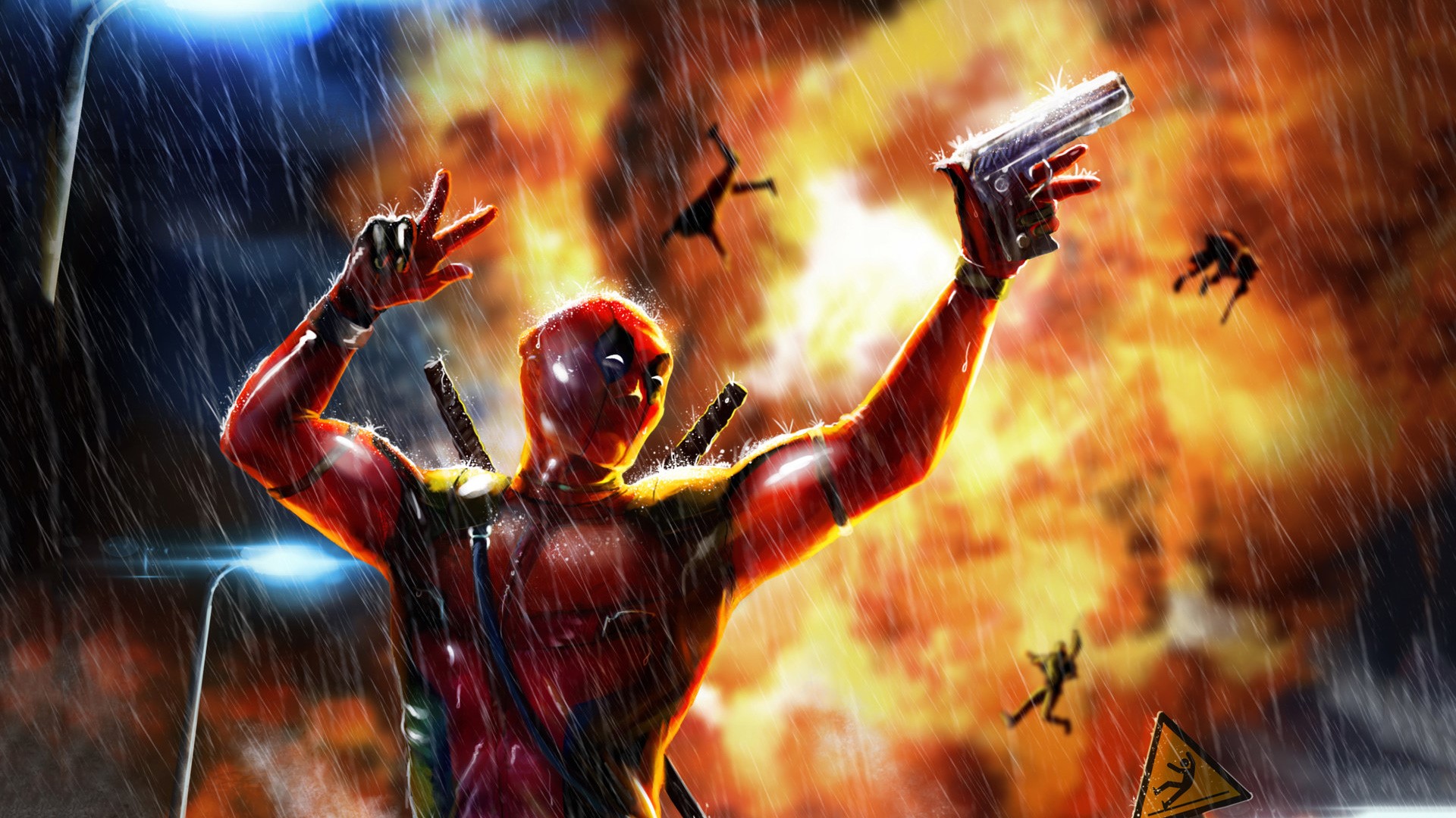 deadpool, artist, artwork, digital art, hd, artstation, HD Wallpaper