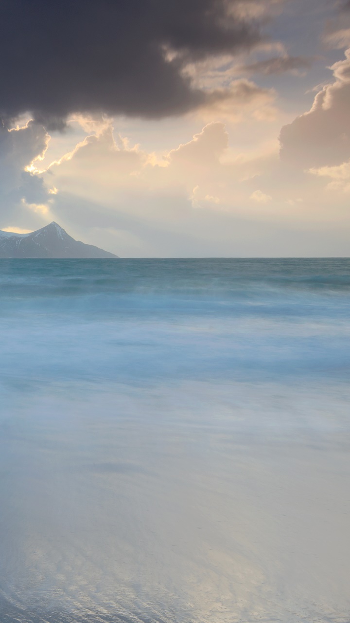 Earth Ocean, Sea, Cloud, Winter, Earth, Mountain, 720x1280, Phone HD Wallpaper
