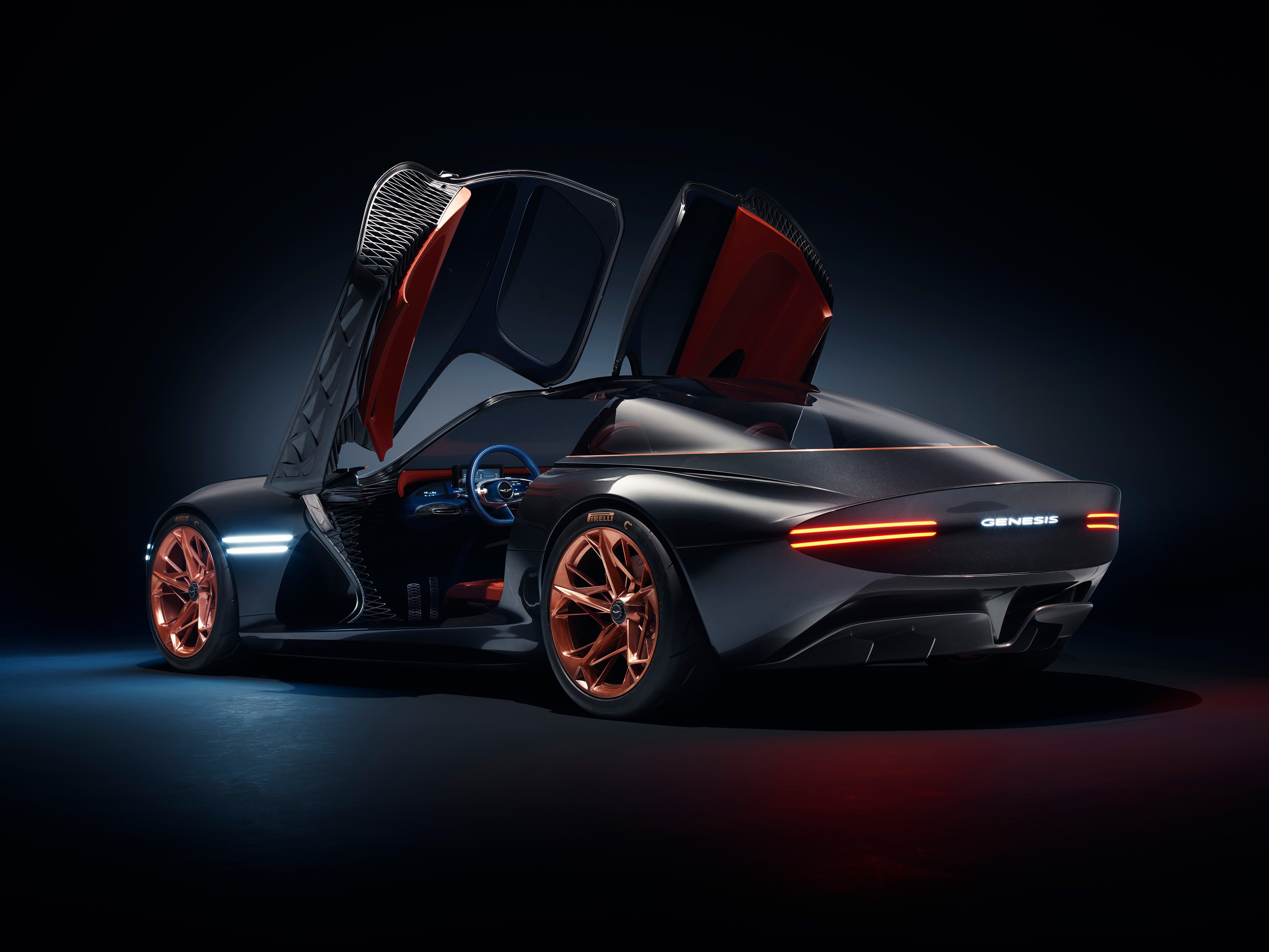 genesis cars, concept cars, cars, 4k, hd, 2018 cars, HD Wallpaper