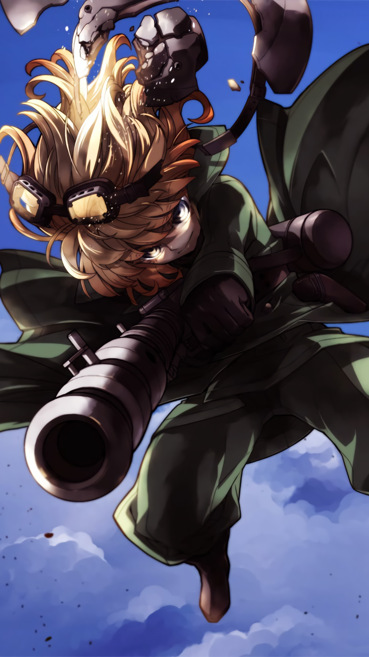 Anime Youjo Senki, Tanya Degurechaff, 720x1280, Phone HD Wallpaper
