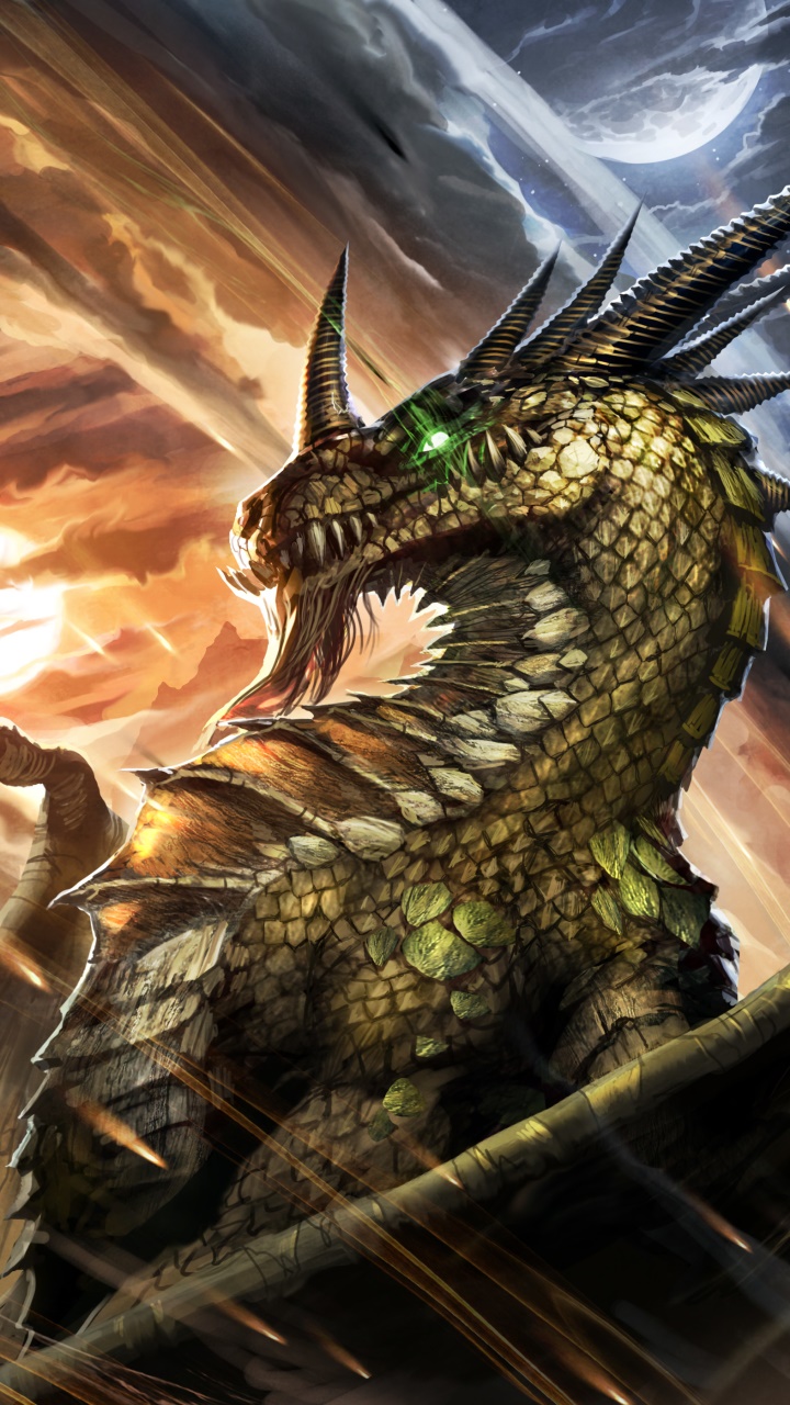 Fantasy Dragon, 720x1280, Phone HD Wallpaper