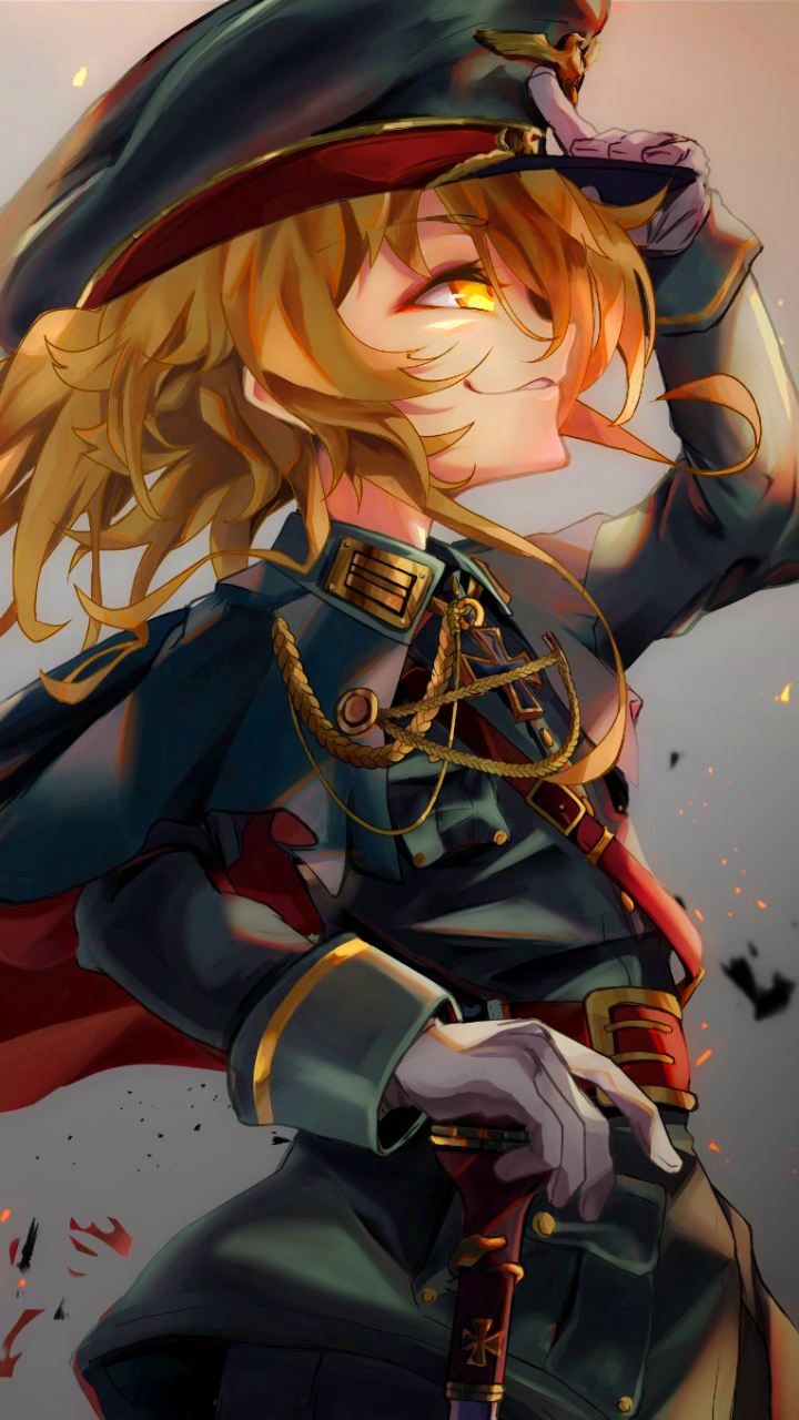 Anime Youjo Senki, Tanya Degurechaff, 720x1280, Phone HD Wallpaper