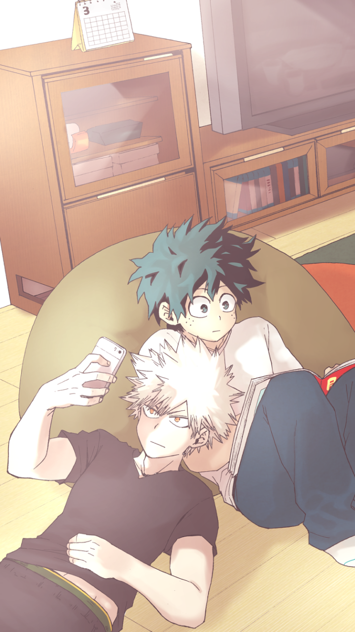 Anime My Hero Academia, Izuku Midoriya, Katsuki Bakugou, 720x1280, Phone HD Wallpaper