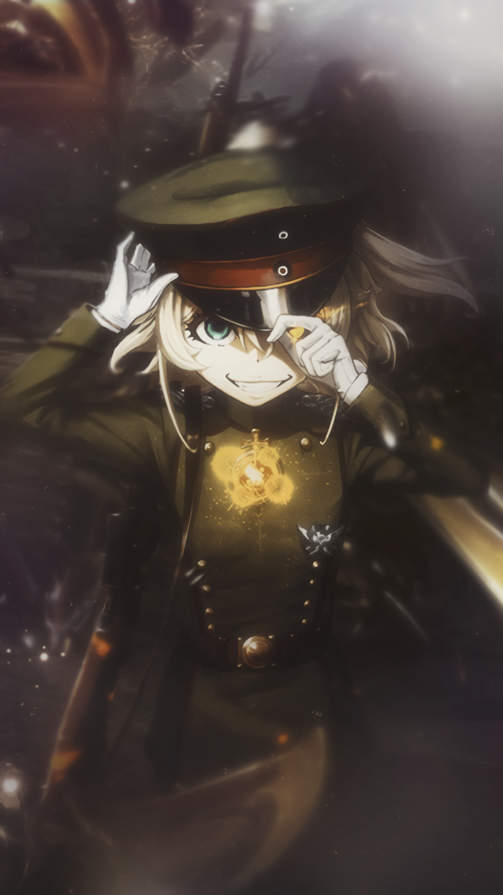 Anime Youjo Senki, Tanya Degurechaff, 720x1280, Phone HD Wallpaper