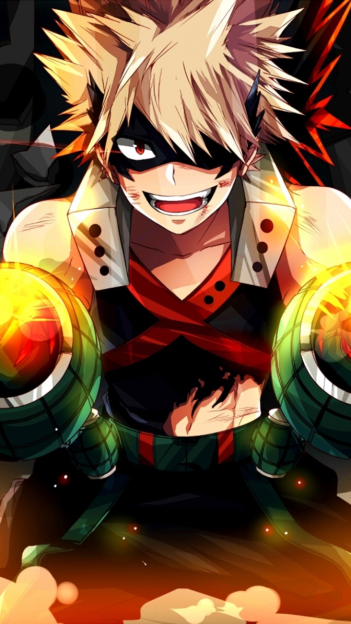 Anime My Hero Academia, Katsuki Bakugou, 720x1280, Phone HD Wallpaper